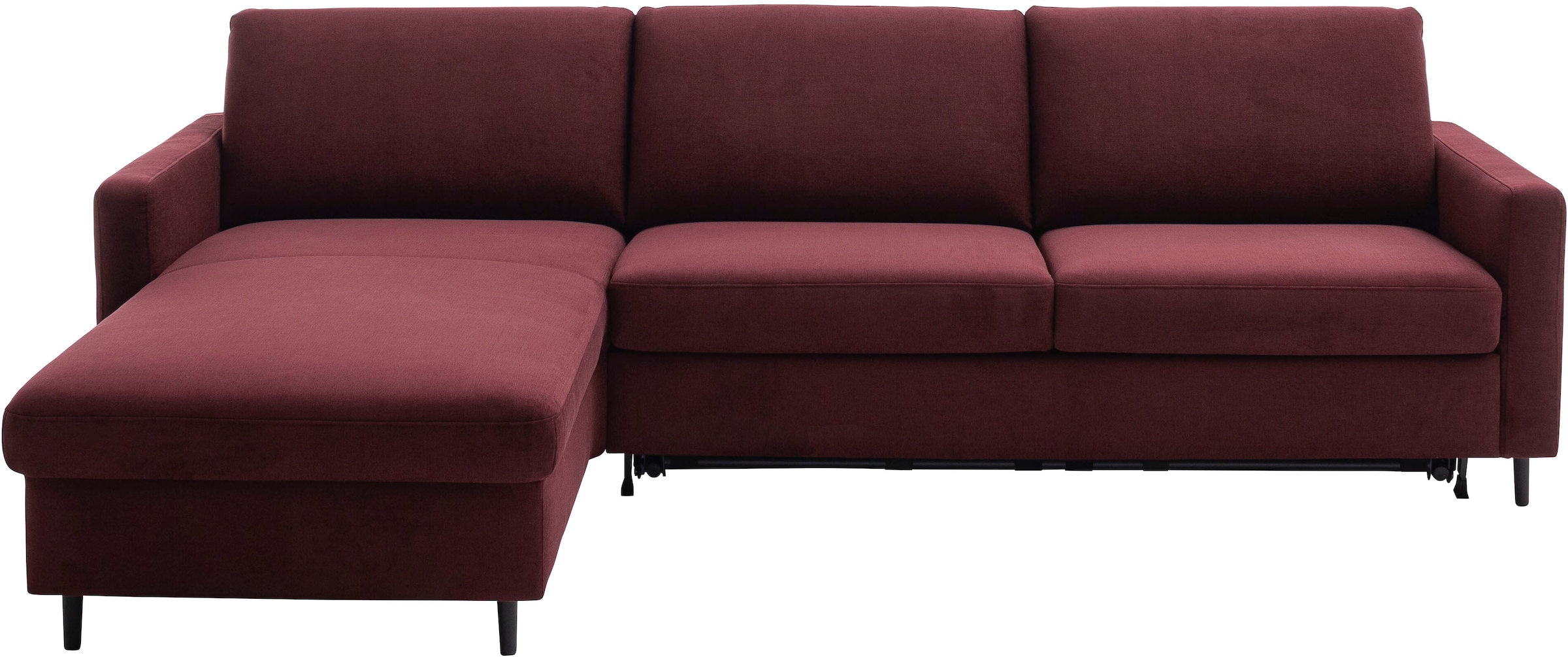 Home affaire Ecksofa "Calestra, Bezug Easy Care, Dauerschlaffunktion in 2 Q günstig online kaufen