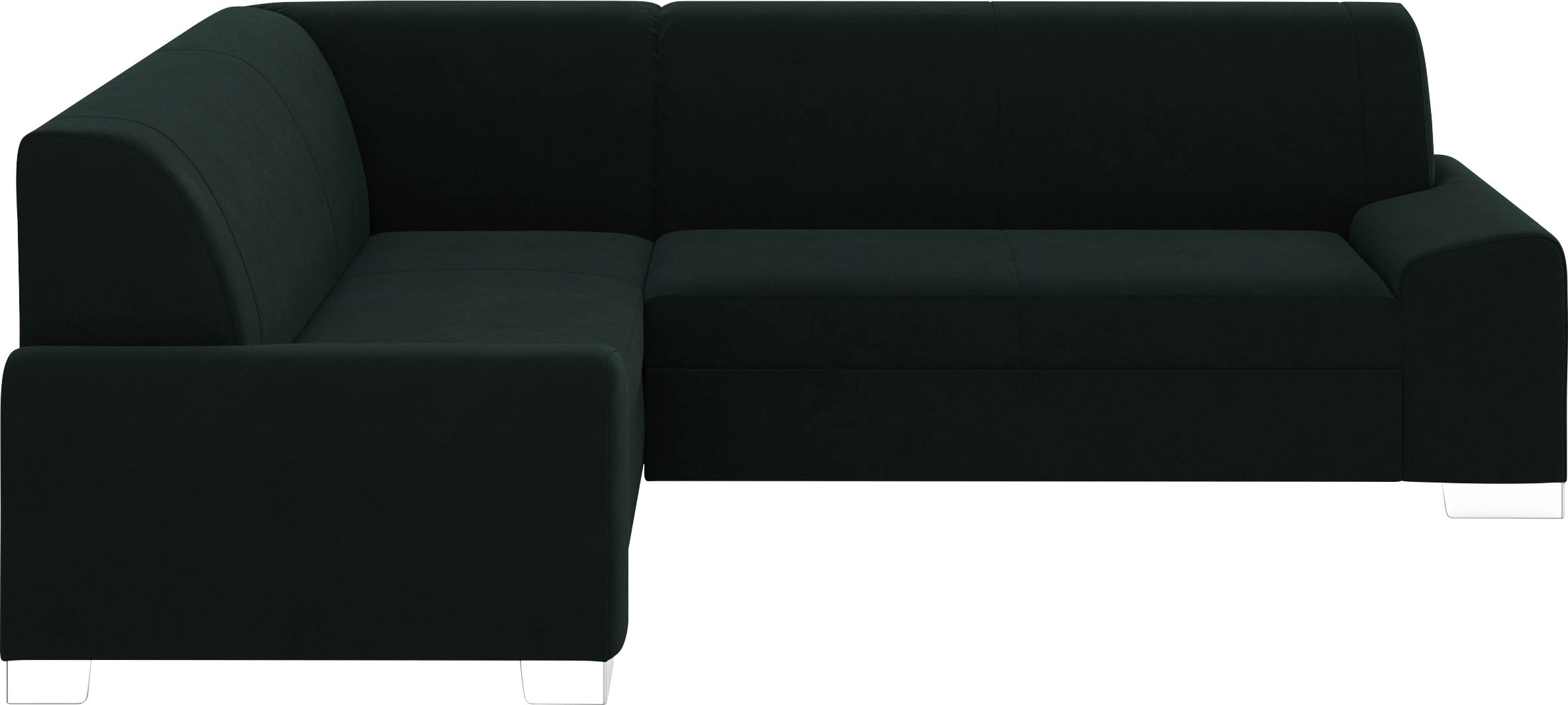 DOMO collection Ecksofa "Anzio in kubischer Formensprache, flache Armlehnen günstig online kaufen