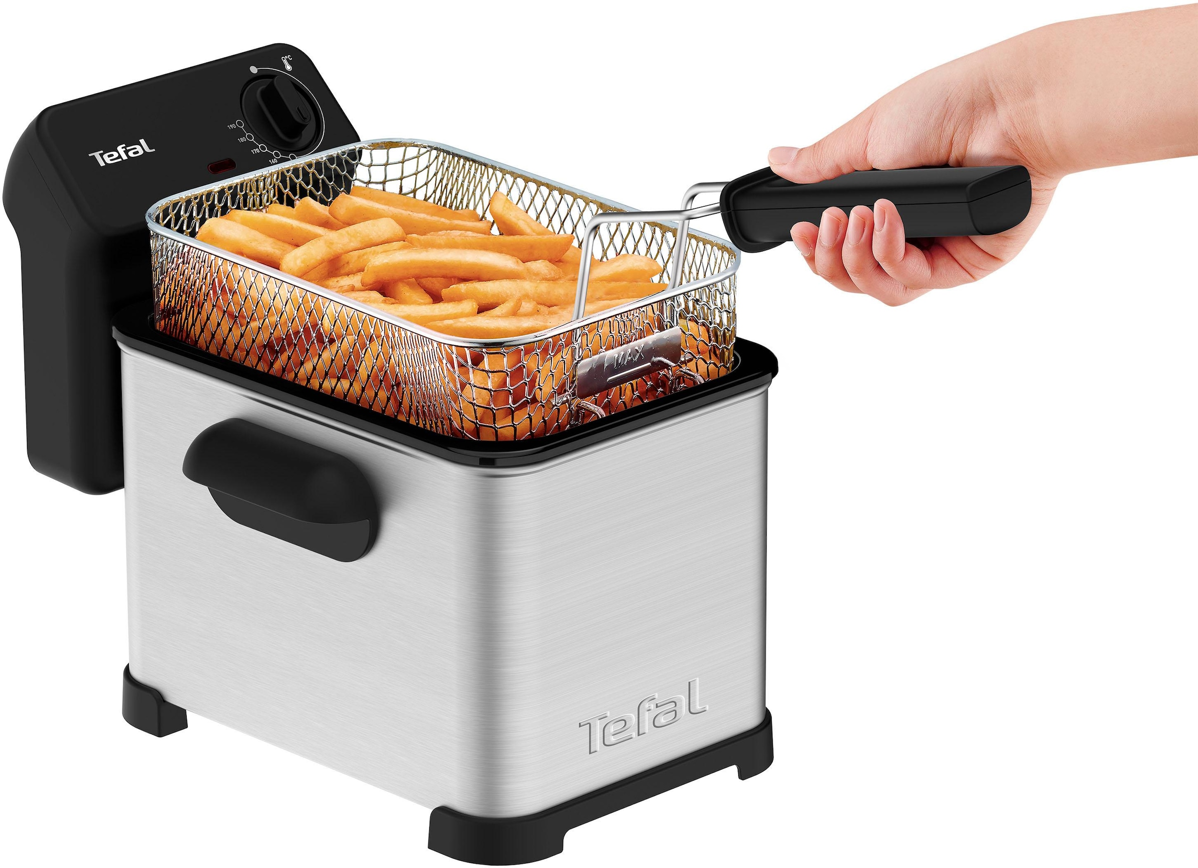 Tefal Fritteuse »FR5030 Family Pro Access«, 3000 W, Fassungsvermögen 4 l, 4 L, mit Öl, Ölbehälter herausnehmbar, Kühlzonen-Technologie