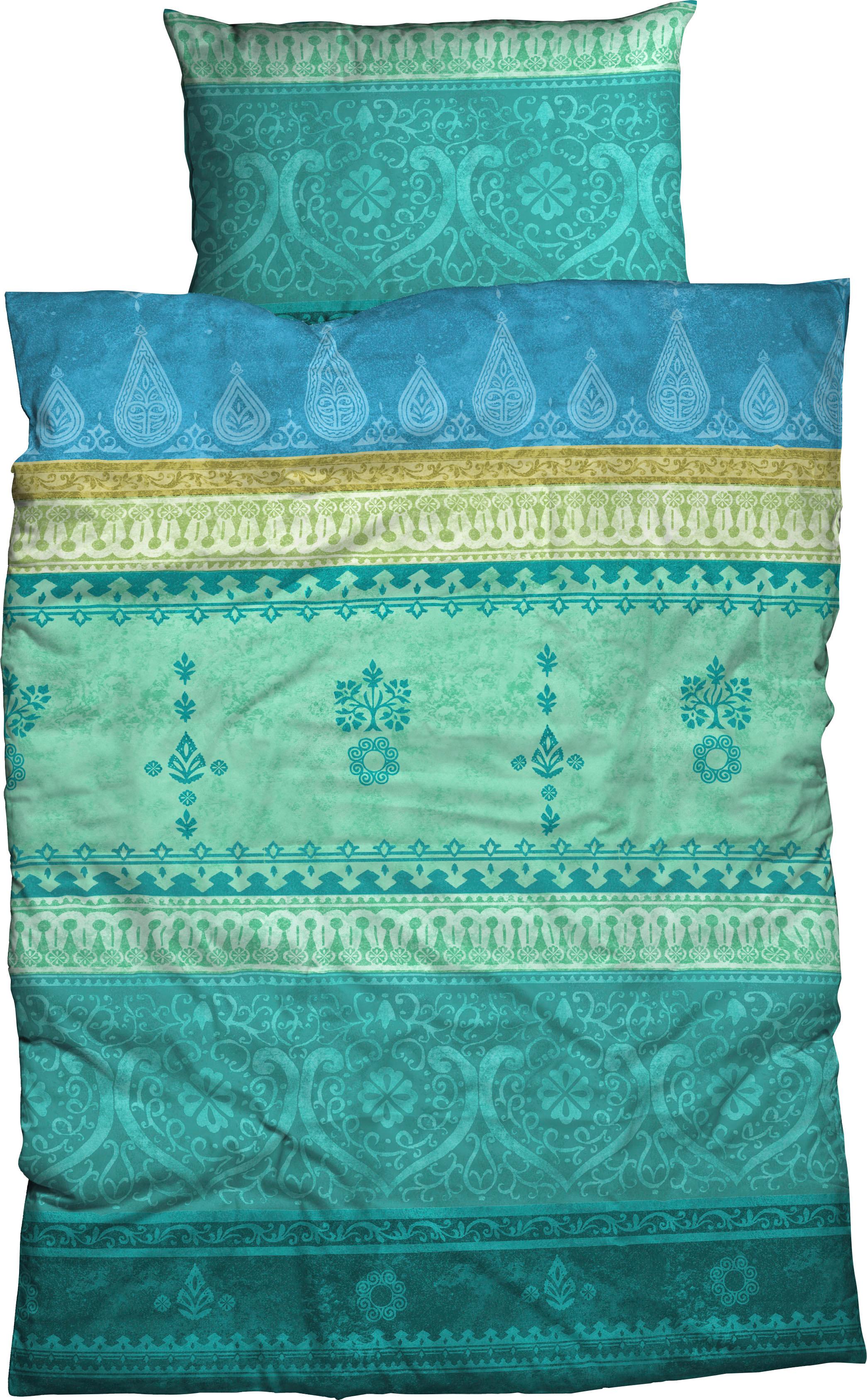 CASATEX Bettwäsche "Indi" 3 Stk. romantisch, orientalisch, weich und gemütlich