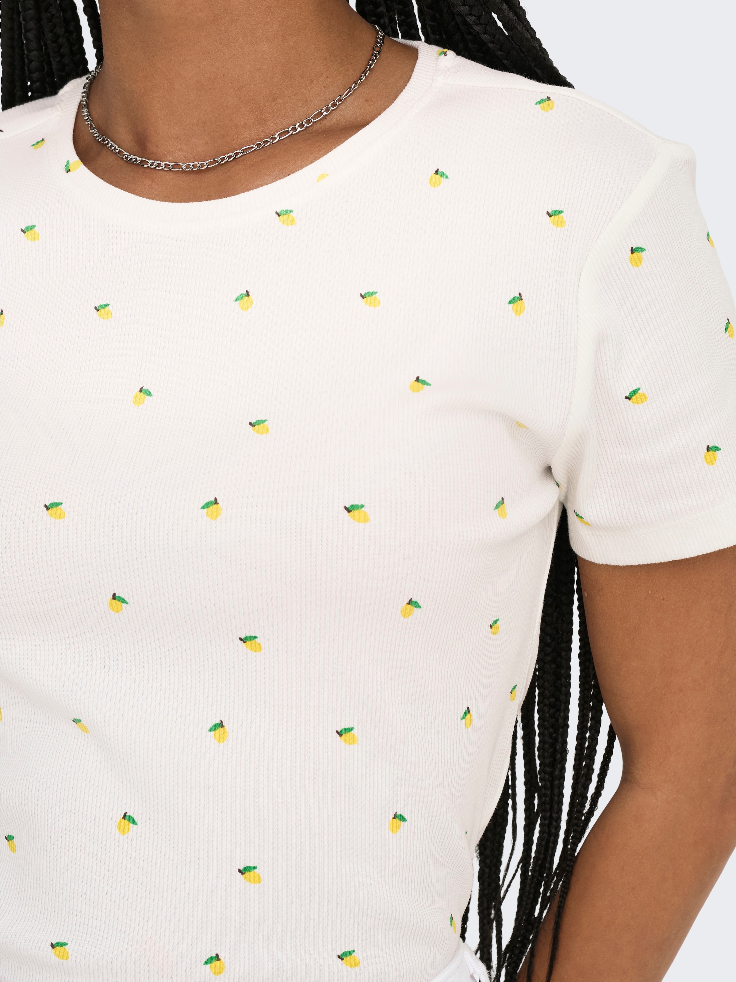 ONLY Kurzarmshirt »ONLFENJA LIFE SS AOP TOP JRS NOOS«