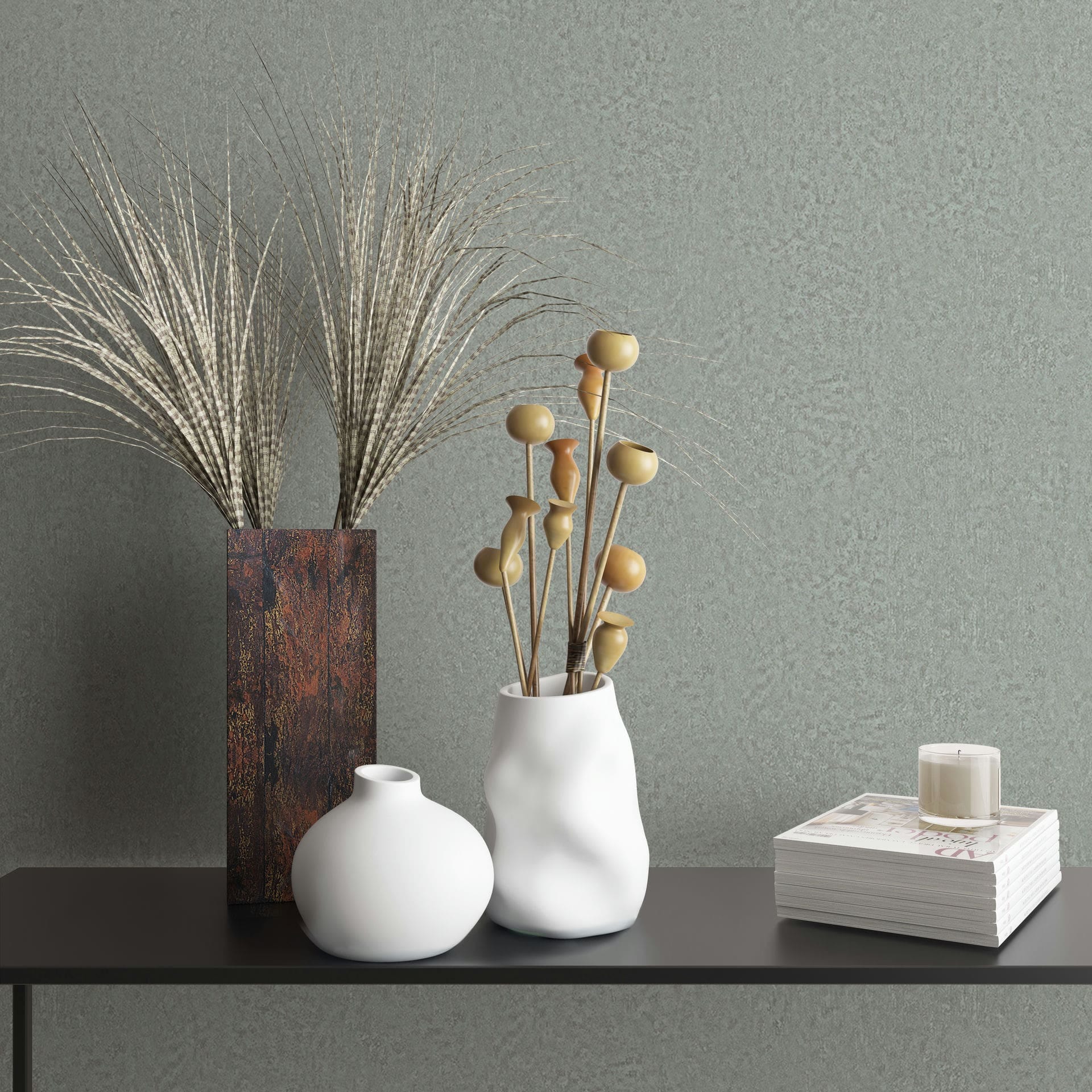Marburg Vliestapete »Tapete Nature Soul«, uni, moderne Vliestapete für Wohnzimmer Schlafzimmer Küche