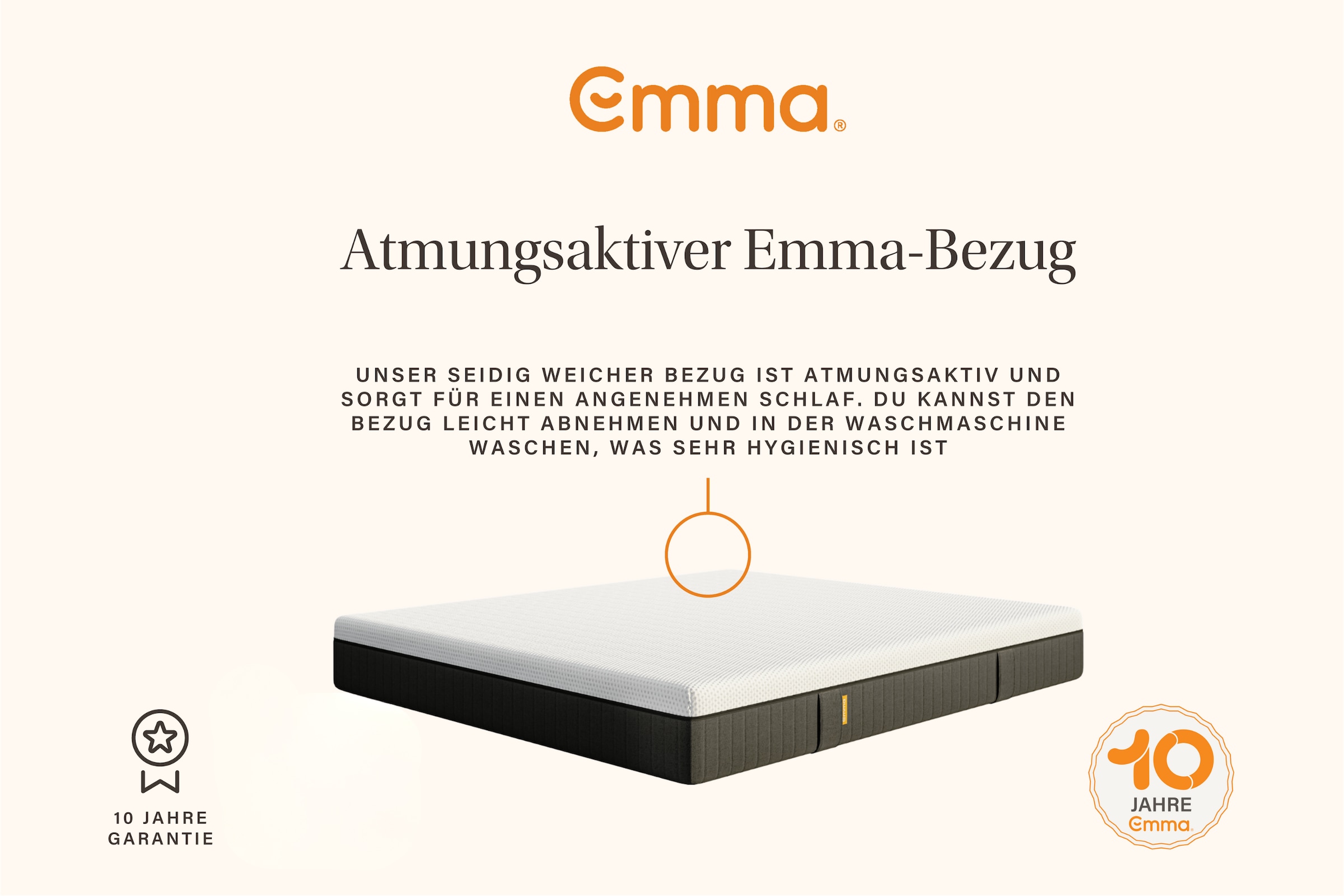 Emma Taschenfederkernmatratze »Emma 25 Hybrid«, 25 cm hoch, Raumgewicht: 35 kg/m³, (1 St., 1-tlg.)