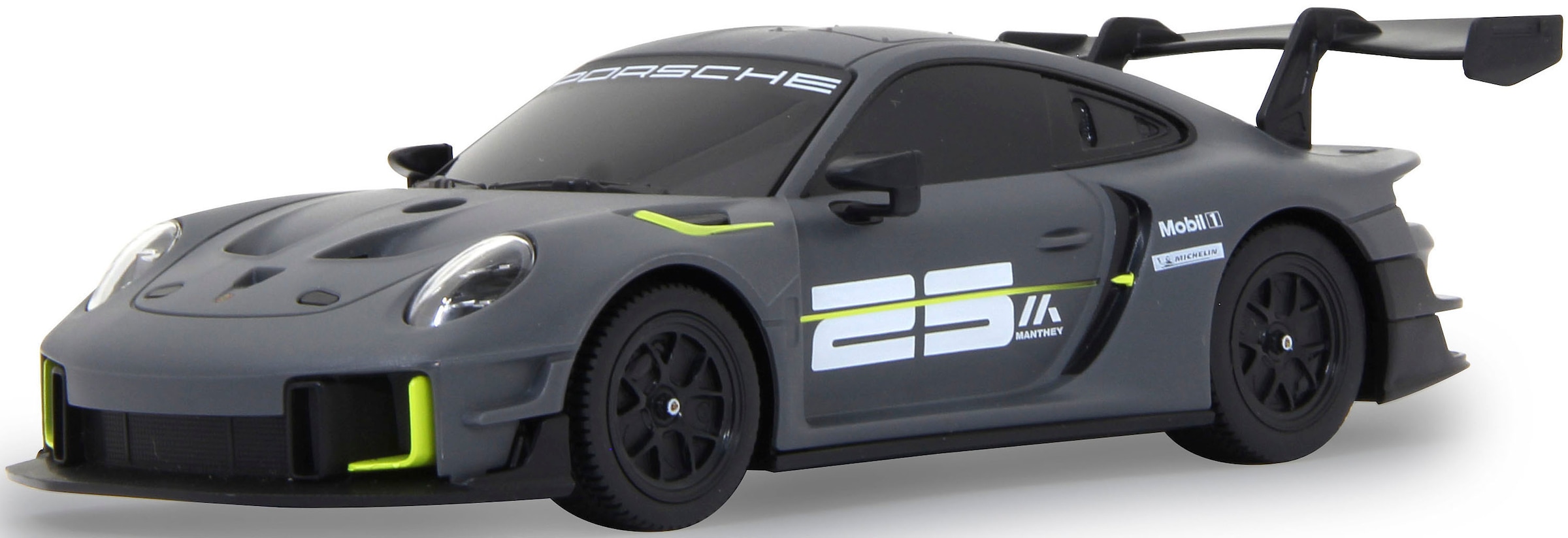 Jamara RC-Auto »Deluxe Cars, Porsche 911 GT2 RS Clubsport 25 1:24, grau - 2,4 GHz«