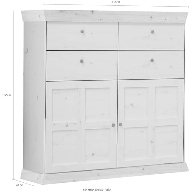 Mäusbacher Highboard »Matrix«, Breite 132 cm. | BAUR