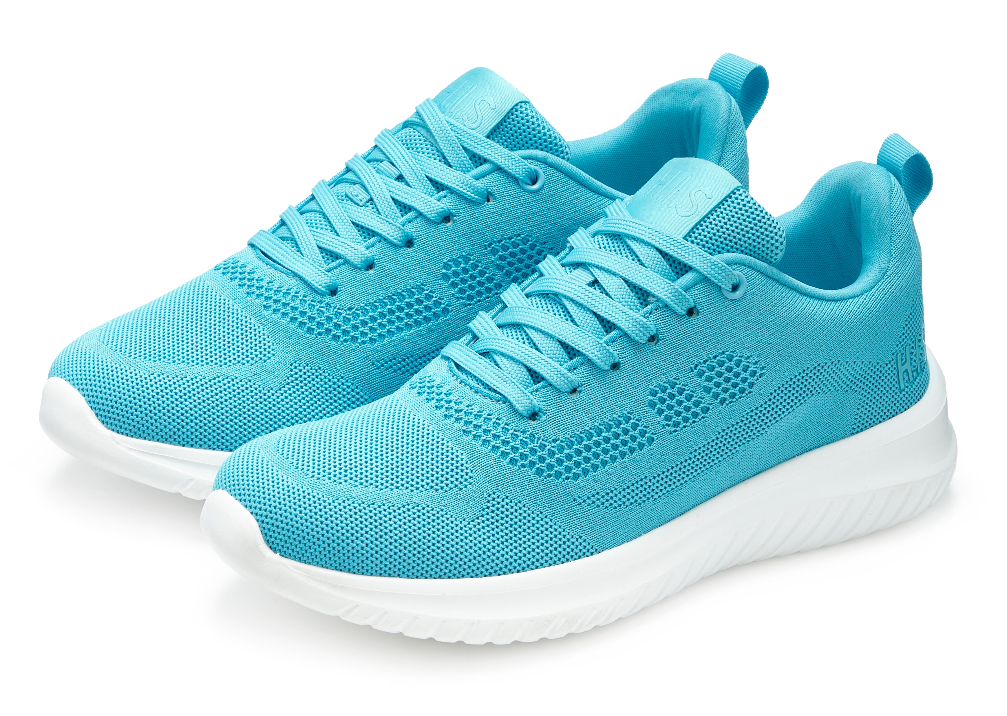 H.I.S "Schnürschuh, Halbschuh, Freizeitschuh, Schnürhalbschuh" NEU Turnschuh im sportiven Look aus luftigem Mesh-Material VEGAN