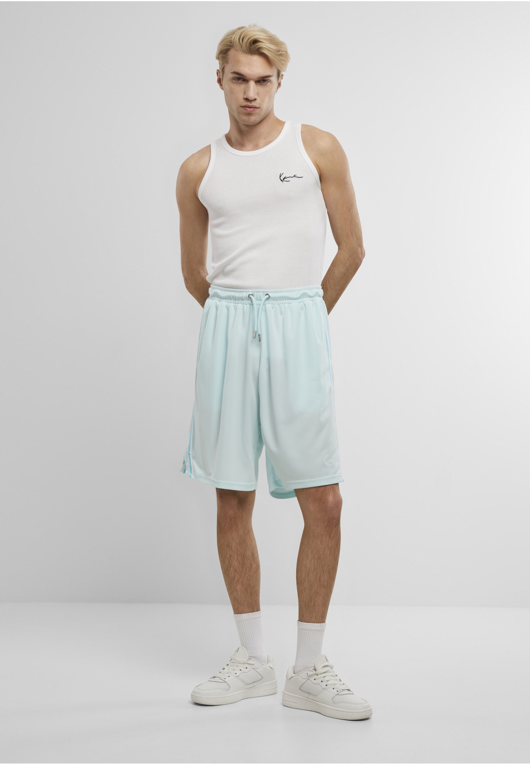 Karl Kani Shorts »Karl Kani Signature Tape Mesh Shorts«