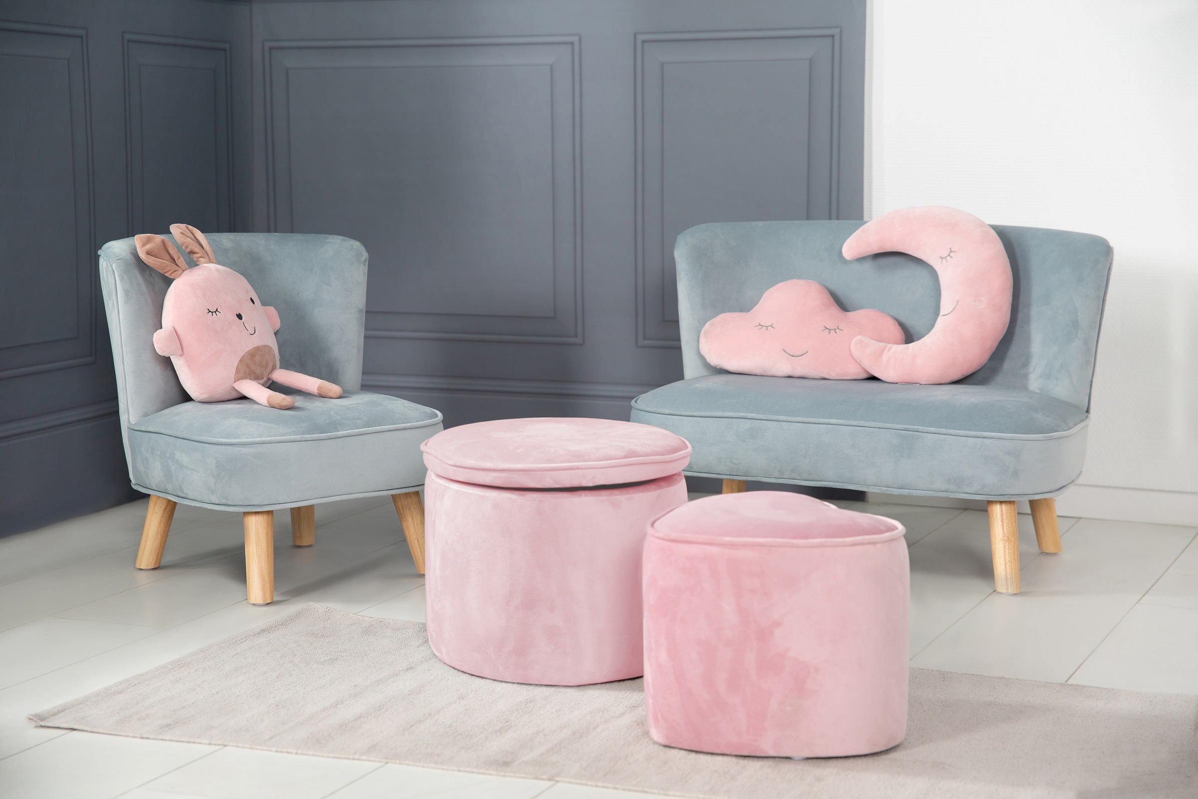 roba® Kinderhocker »Lil Sofa« mit Stauraum