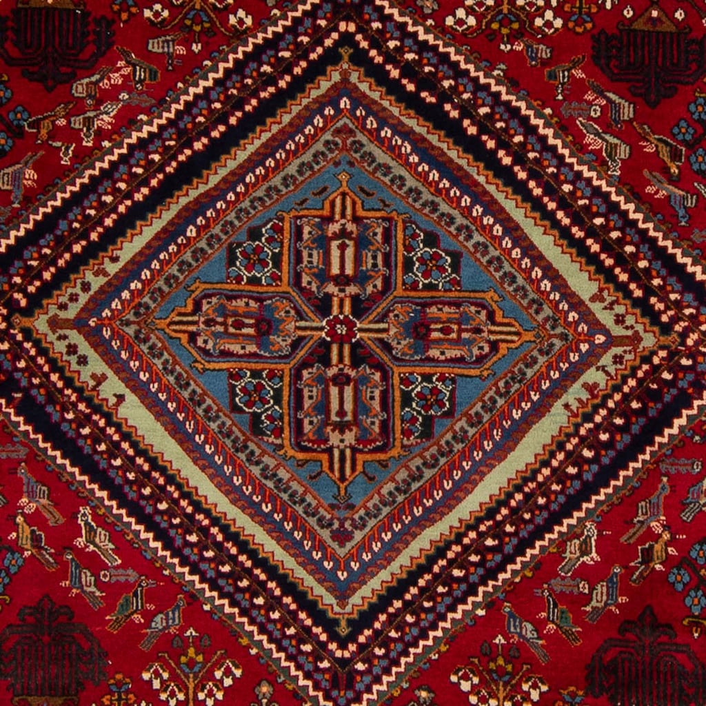 morgenland Wollteppich »Meymeh Durchgemustert Rosso scuro 330 x 240 cm«, rechteckig
