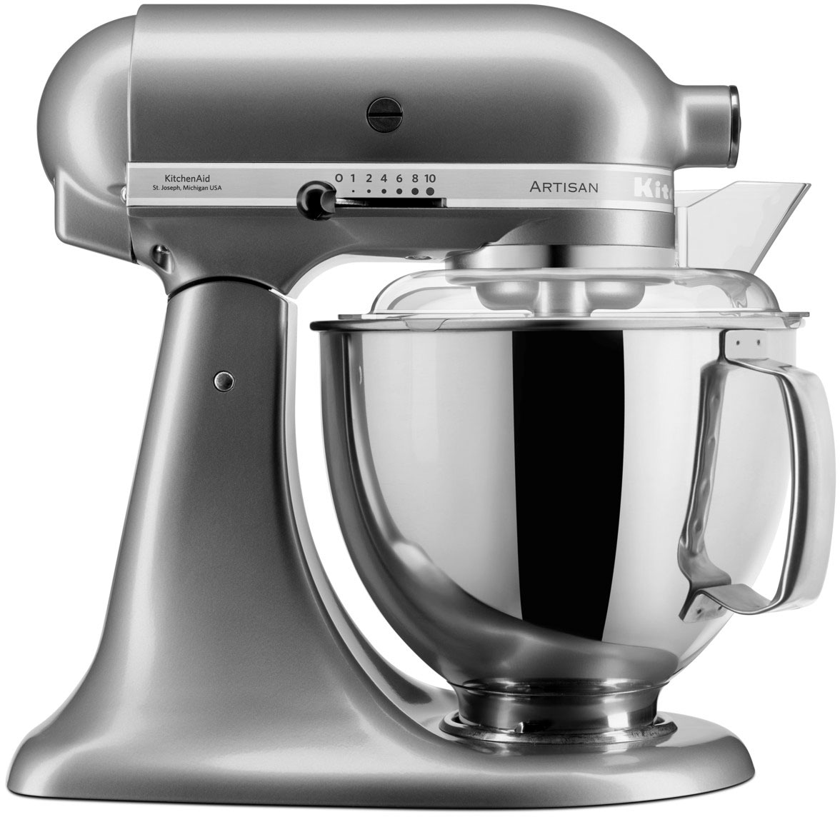 KitchenAid Küchenmaschine »5KSM175PSECU CONTOUR SILVER«, mit Zubehör im Wert von ca. 112,-€ UVP