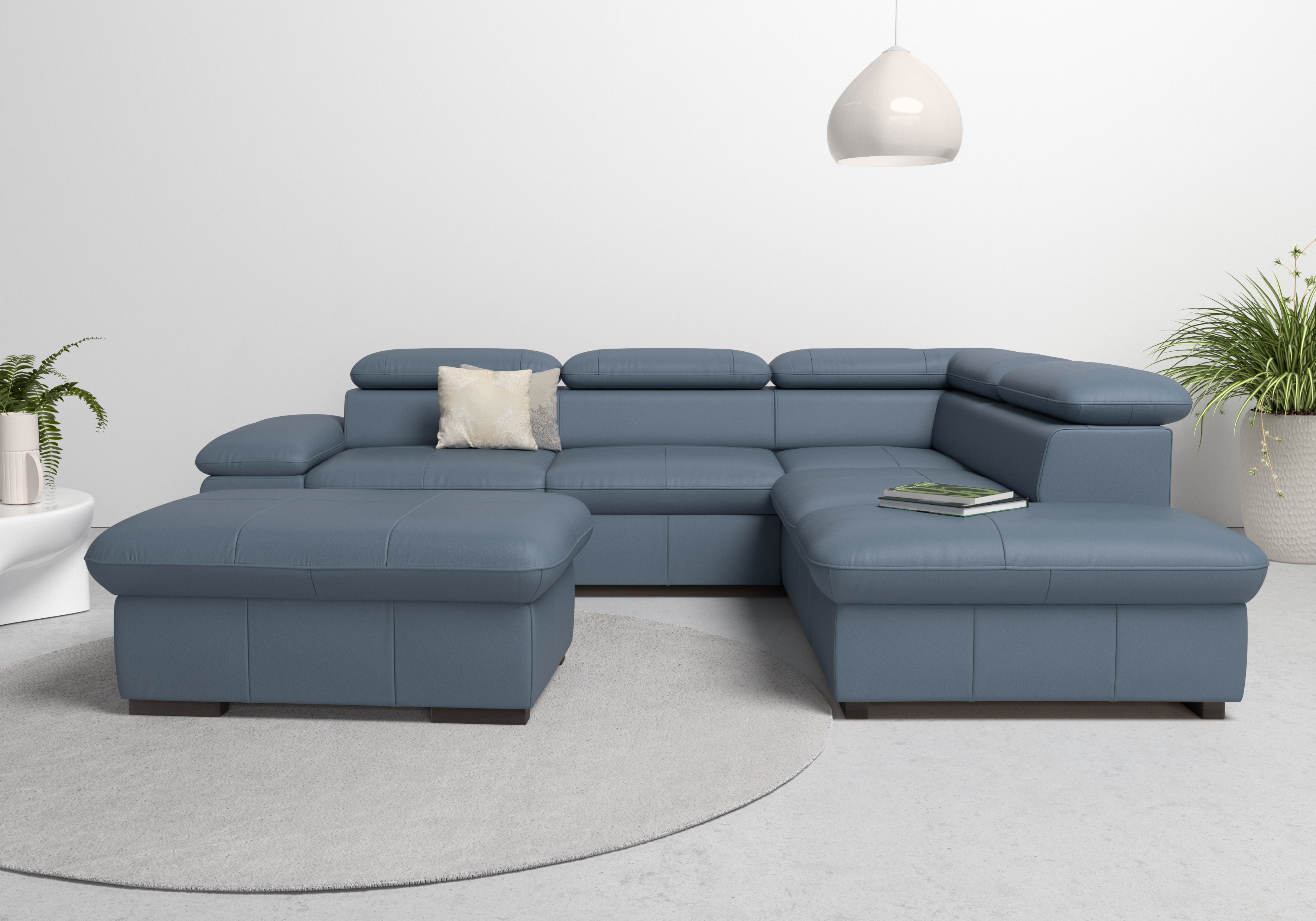 OTTO home Ecksofa "Alberto L-Form" mit Kopfteilverstellung, wahlweise mit Schlaffunktion