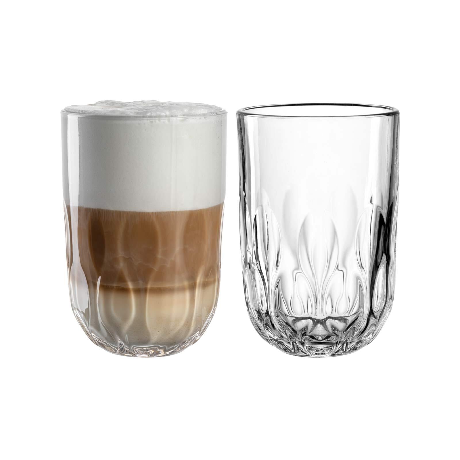 LEONARDO Latte-Macchiato-Glas "Latte Macchiato Gläser (3) Gocce 390 ml 2er günstig online kaufen
