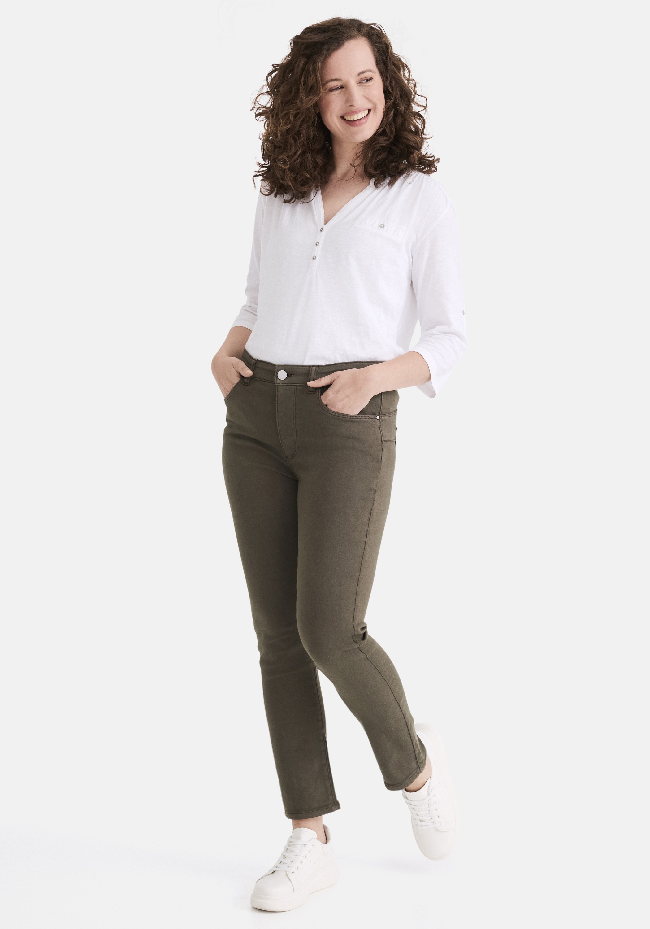 STOOKER WOMEN 5-Pocket-Jeans »Milano Denim Thermo Magic Shape Fit Jeans« Casual Clean Wash Denim Jeans Thermo Effekt für Damen