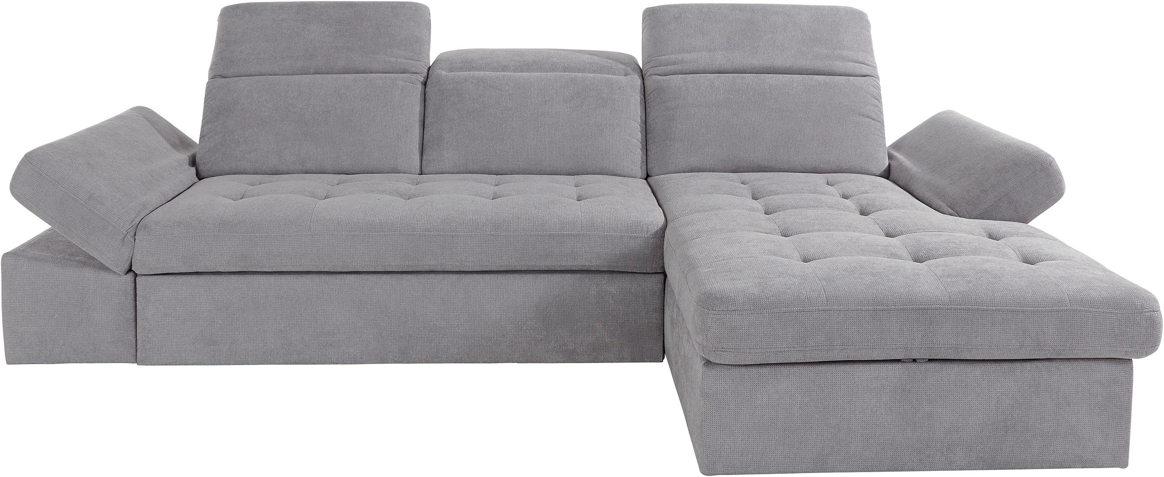 sit&more Ecksofa »Stardust L-Form«, wahlweise mit Bettfunktion und Bettkasten