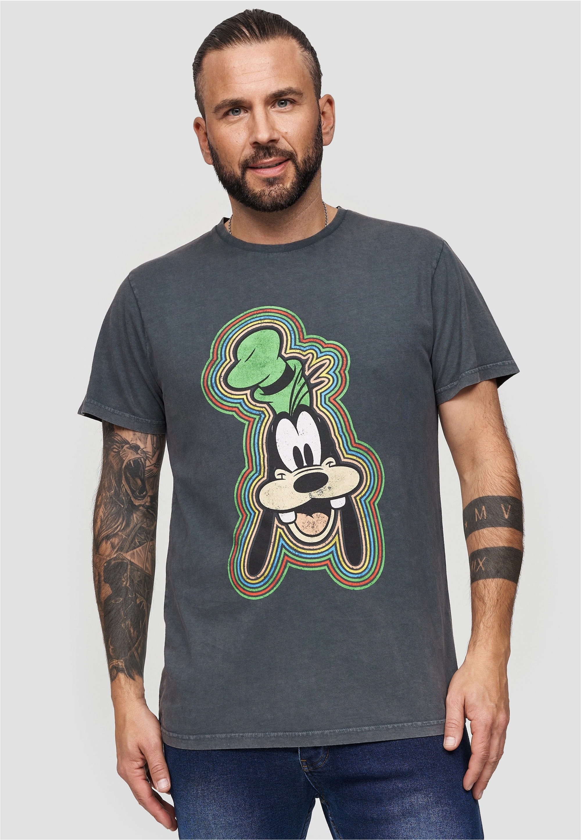 Recovered T-Shirt "Disney Goofy Outline", im zeitlosen Design günstig online kaufen