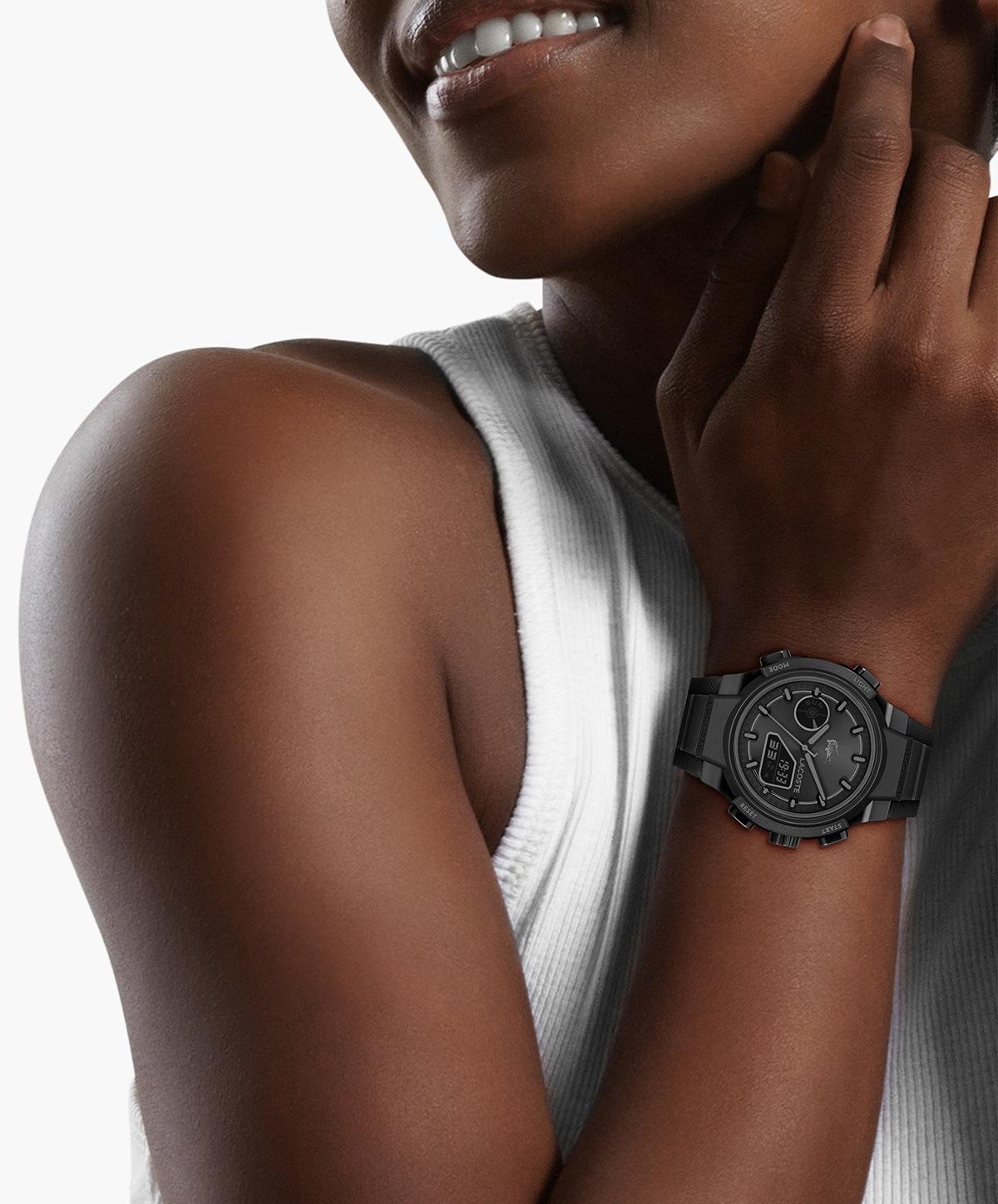 Lacoste Digitaluhr »LC33« Quarzuhr, Armbanduhr, Damenuhr, Herrenuhr, Silikonarmband, digital