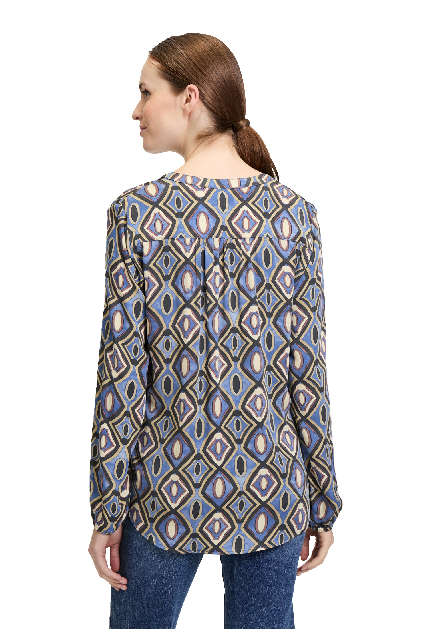 Cartoon Shirtbluse »Cartoon Damen Blusenshirt mit Muster«