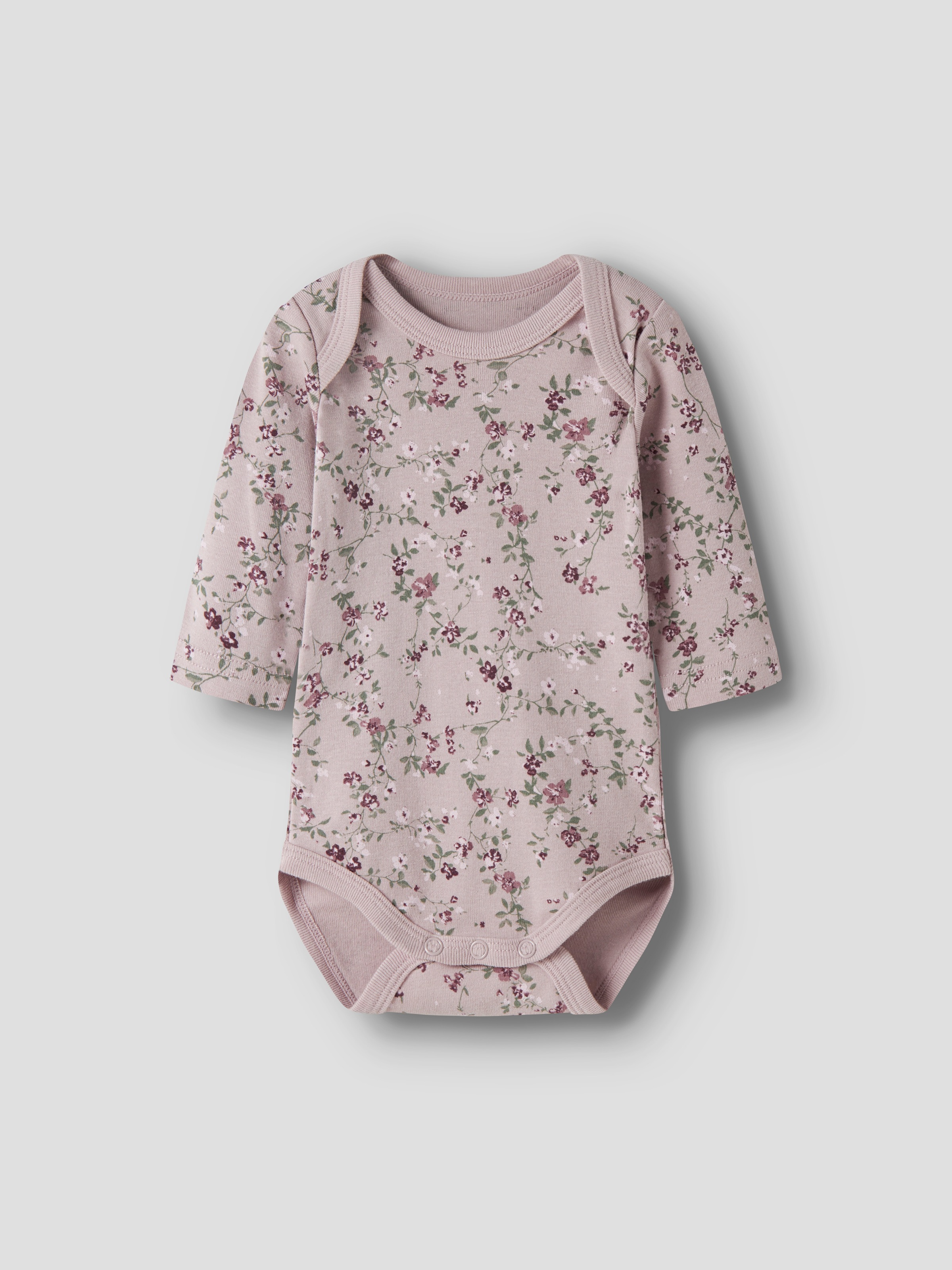 Name It Langarmbody »NBFBODY 3P LS VIOLETFLOWER NOOS« Packung, 3 Baumwolle, 3-er Packung