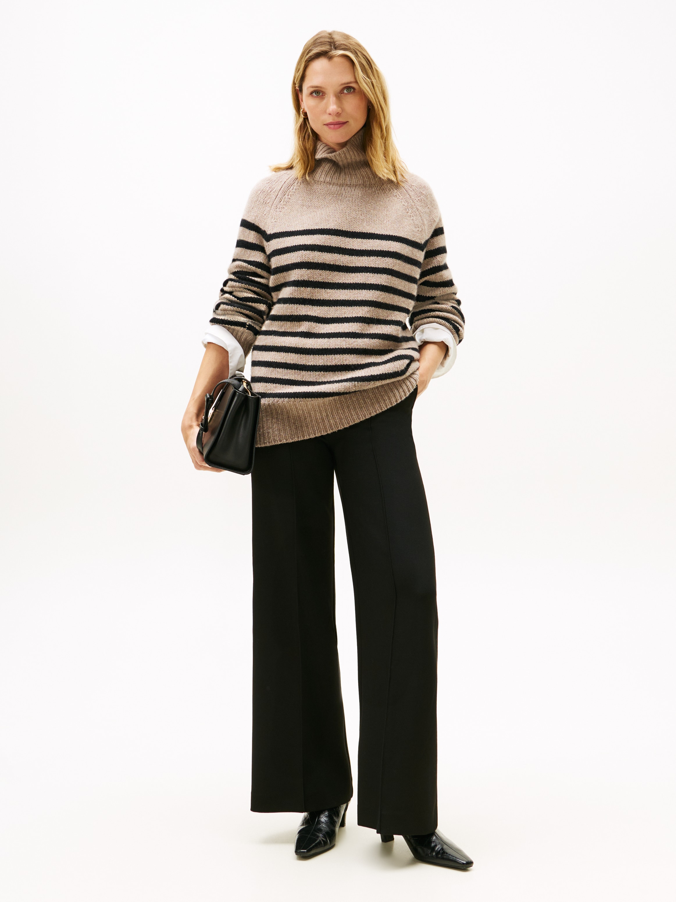 Tommy Hilfiger Anzughose »PUNTO WIDE LEG PANT«