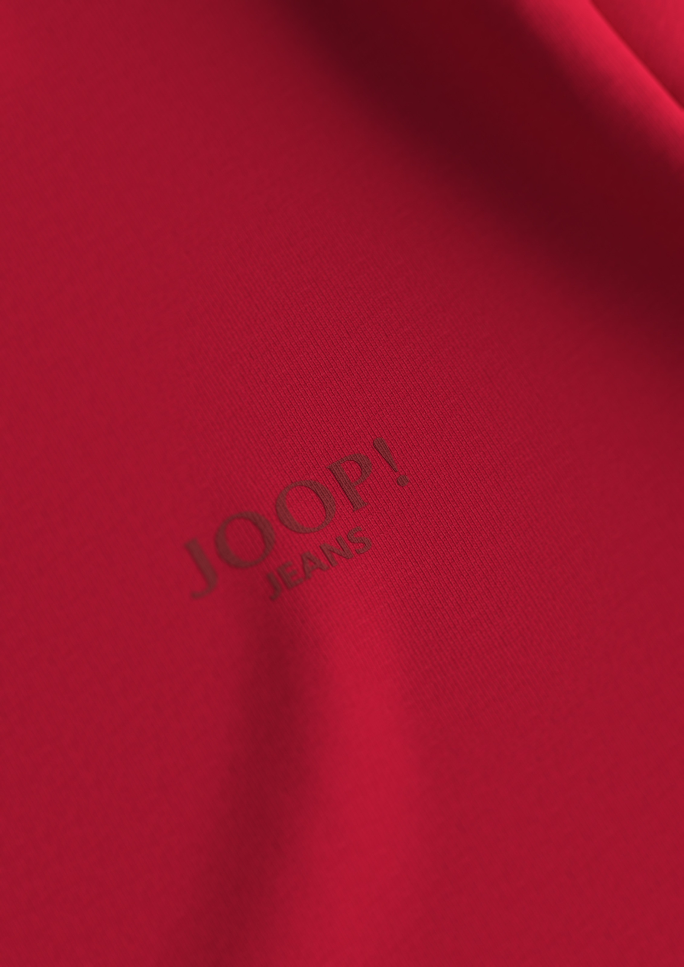 Joop Jeans Kurzarmshirt »Alphis«, Mit Ton-in Ton Logoprint