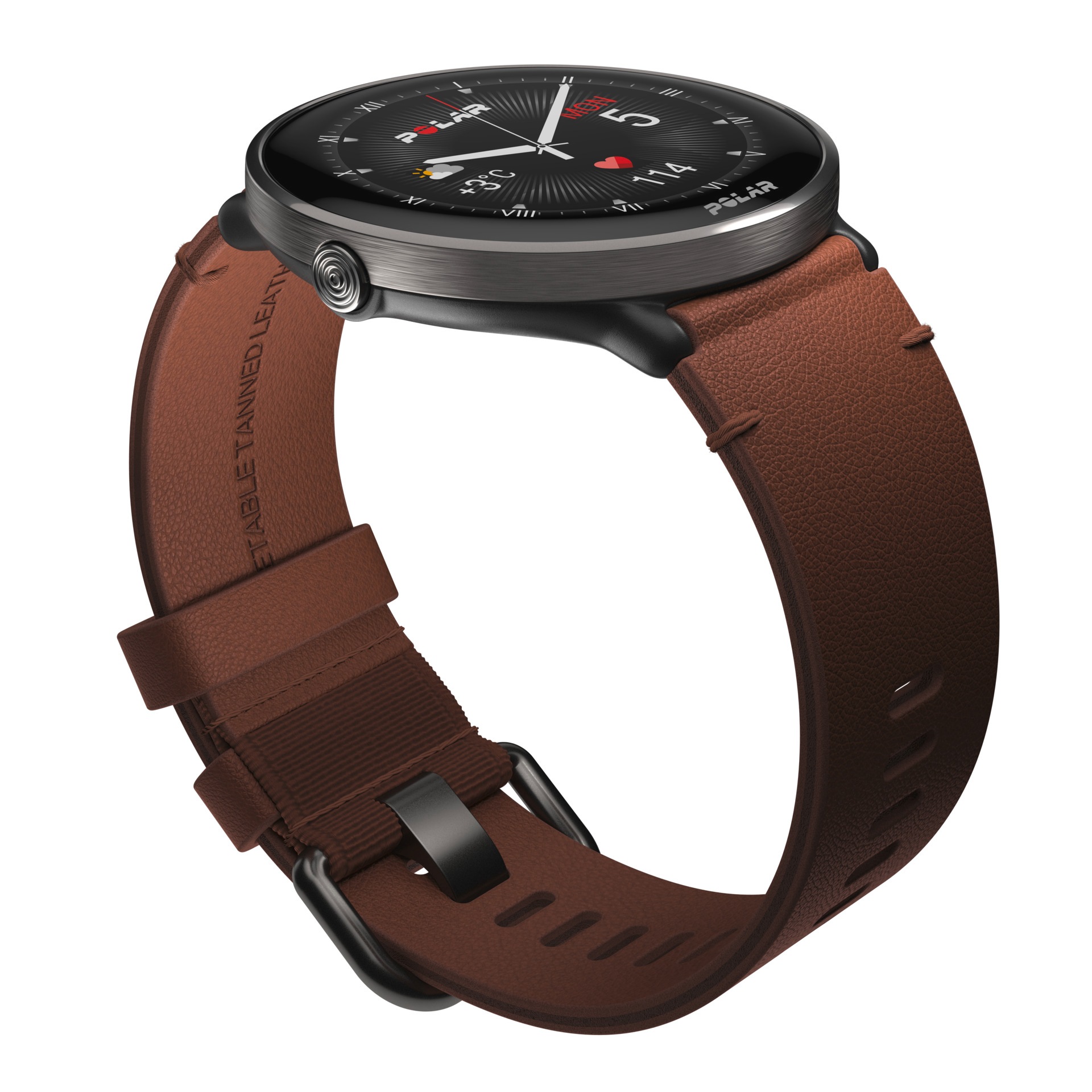 Polar Smartwatch »IGNITE 3 TITANIUM«, (3,3 cm / 1,28 Zoll),)