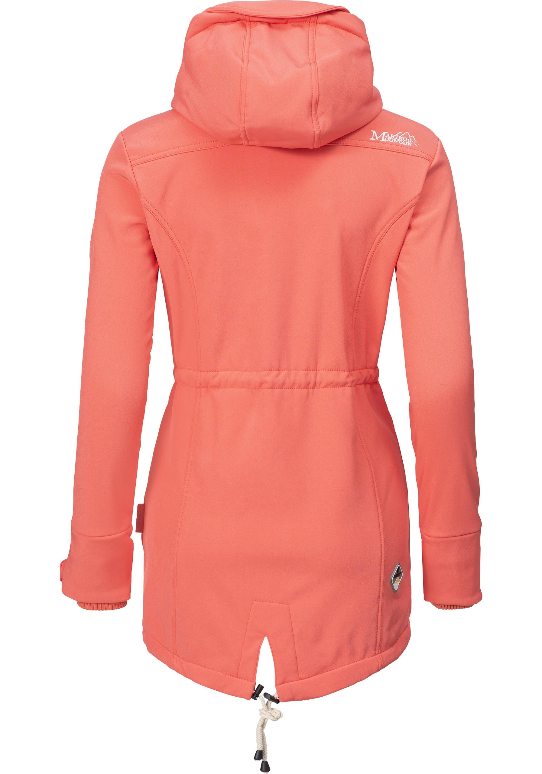 Marikoo Funktionsmantel »Zimtzicke«, Wasserdichter Softshell Parka mit Kapuze