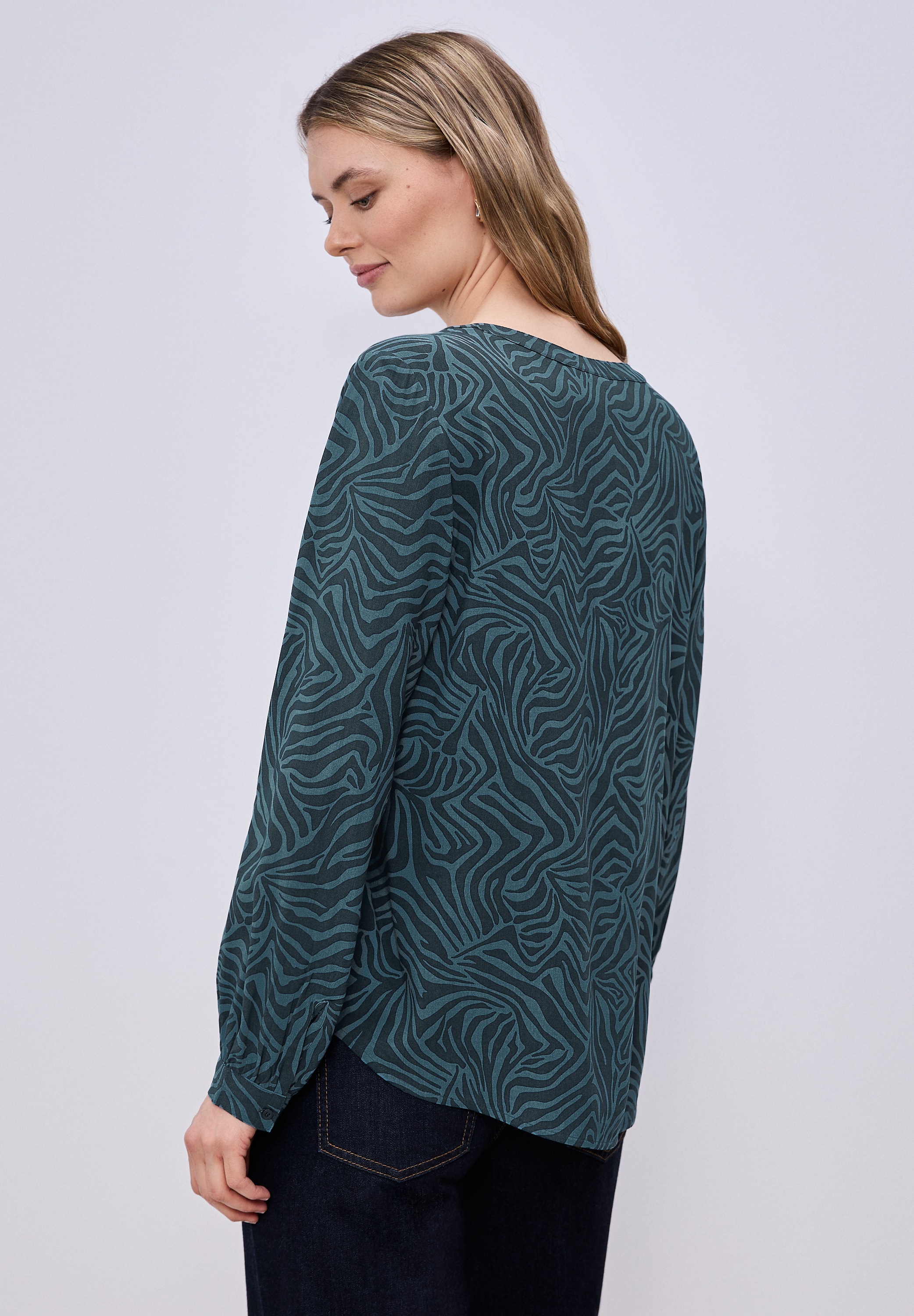 STREET ONE Langarmbluse aus softer Viskose günstig online kaufen