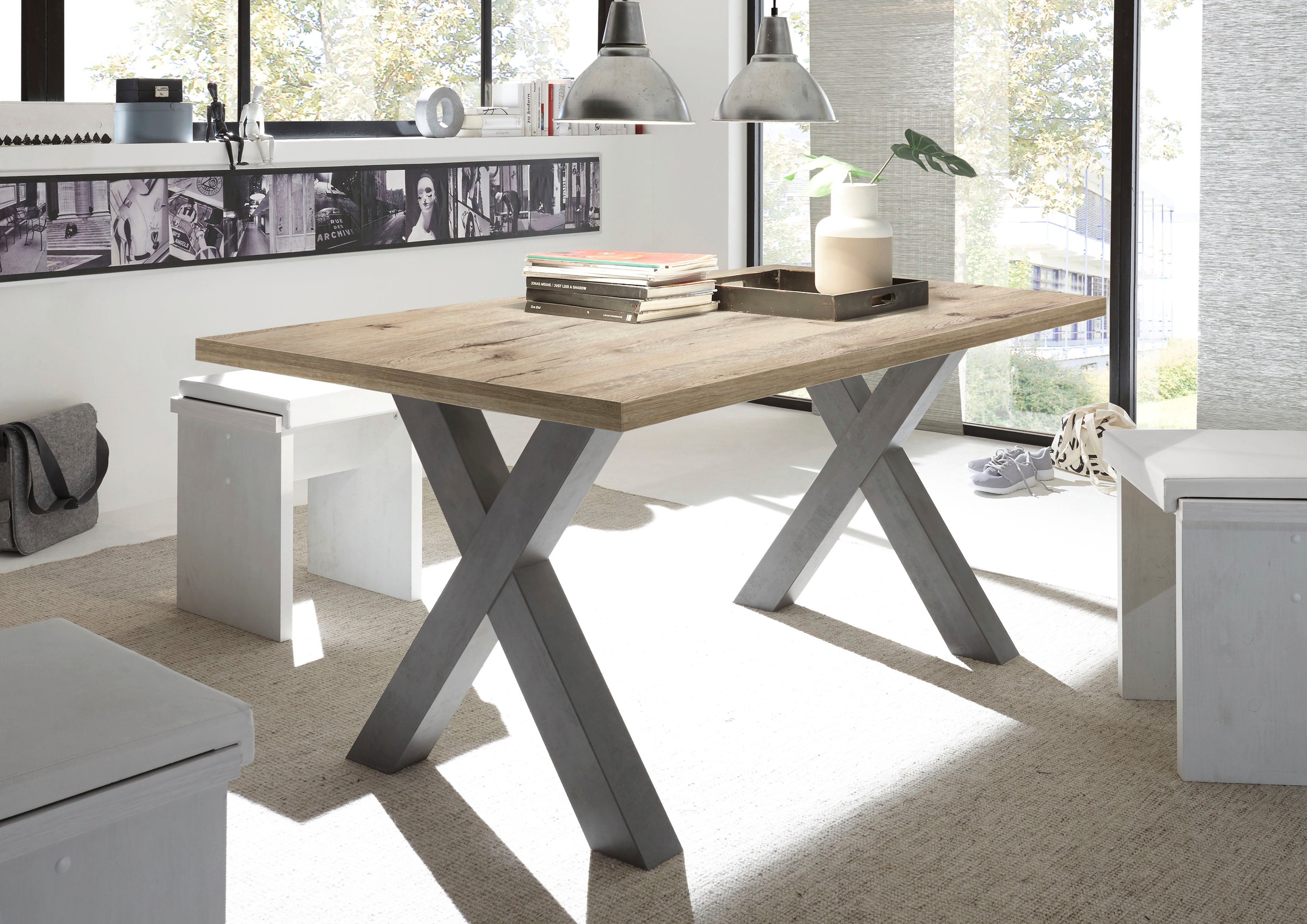 Mäusbacher Esstisch "Mister, TOPSELLER" OTTOS Choice, Gestell in X-Form günstig online kaufen