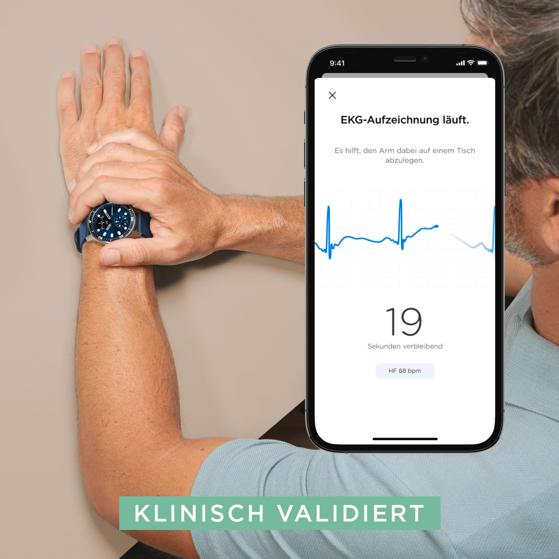 Withings Smartwatch »ScanWatch HORIZON (43mm)«, Proprietär,)
