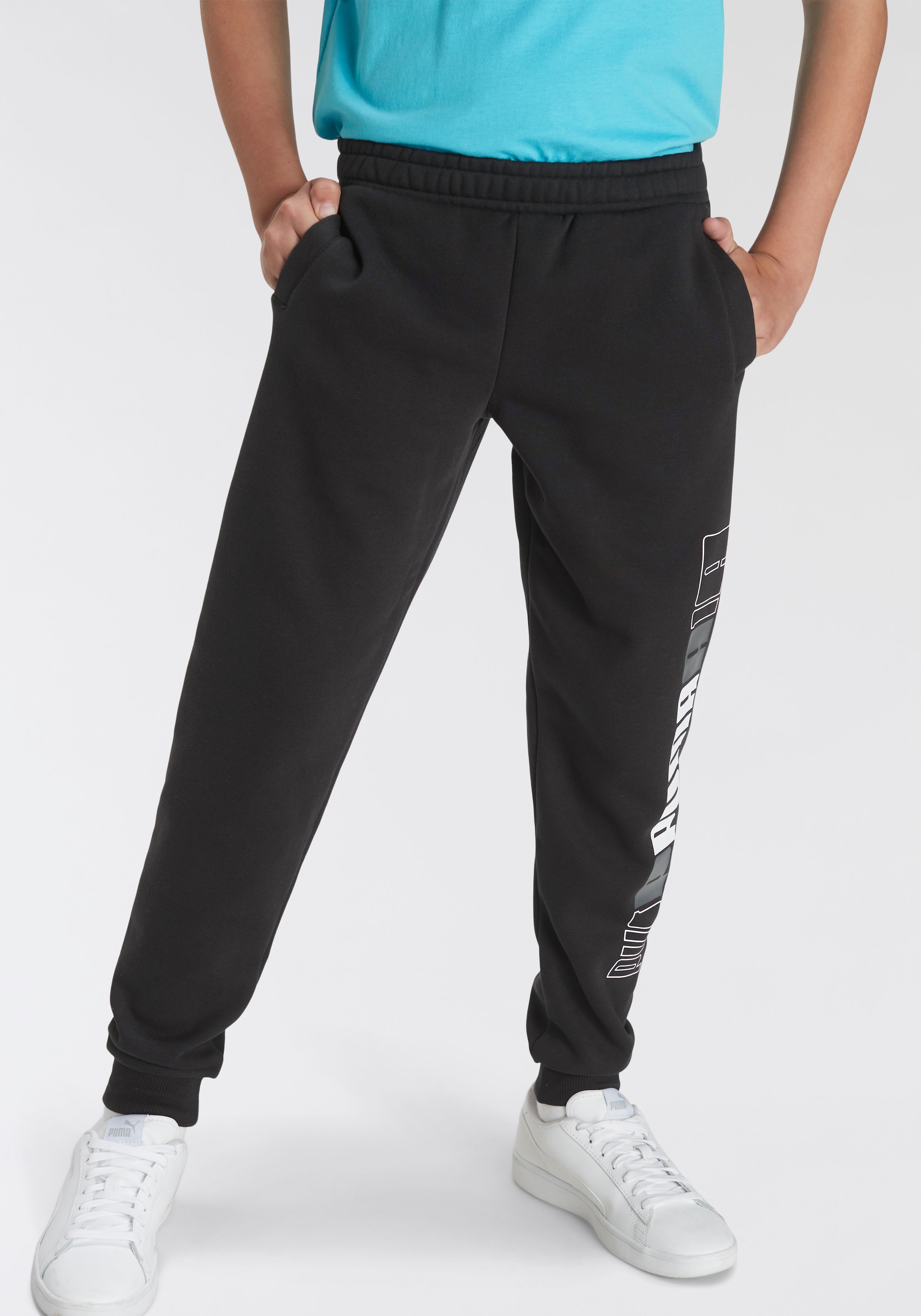 PUMA Trainingshose »ESS+ LOGO LAB SWEATPANTS FL CL B«