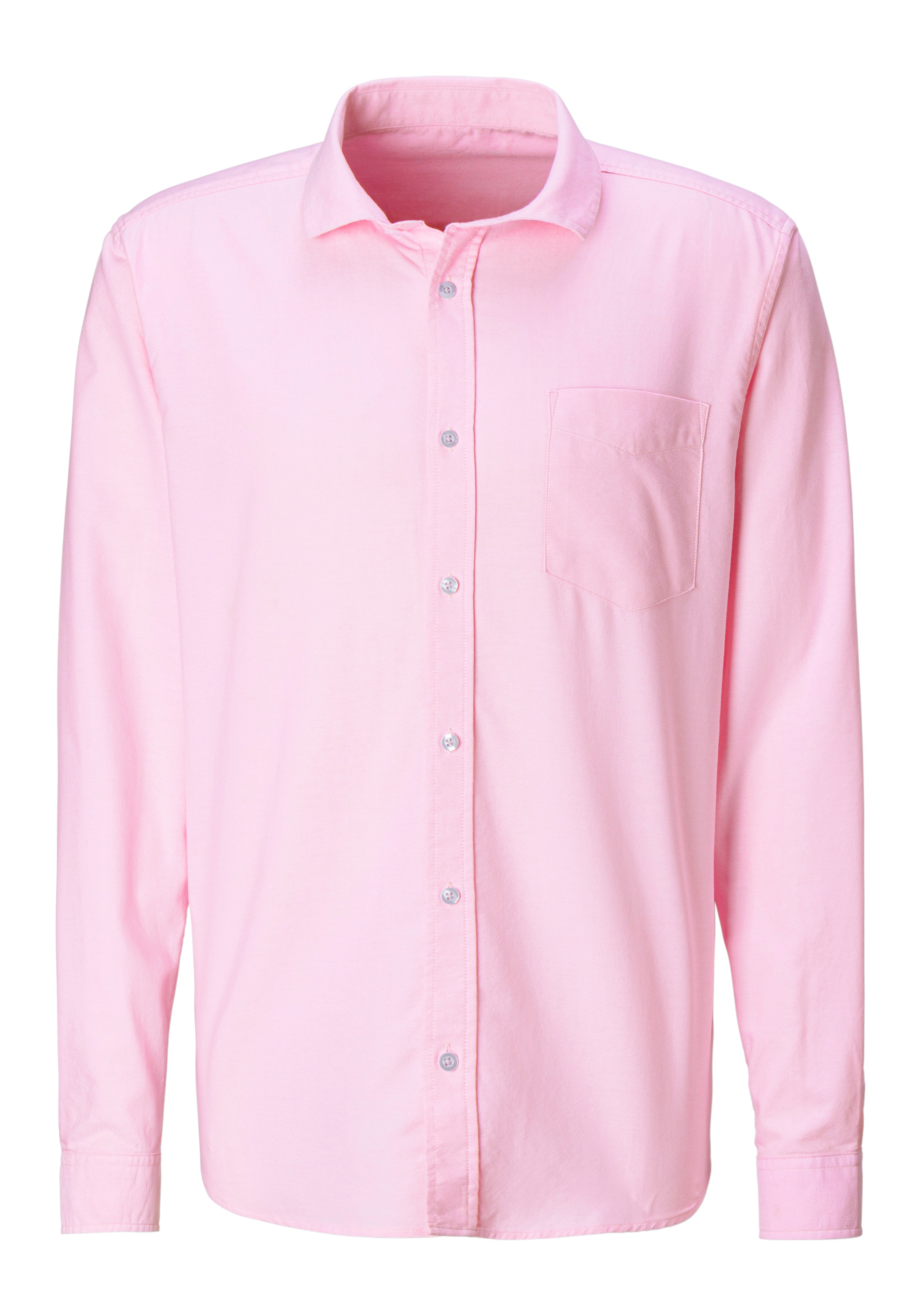 H.I.S Langarmhemd mit Kentkragen, Oxford-Qualität aus reiner Baumwolle günstig online kaufen