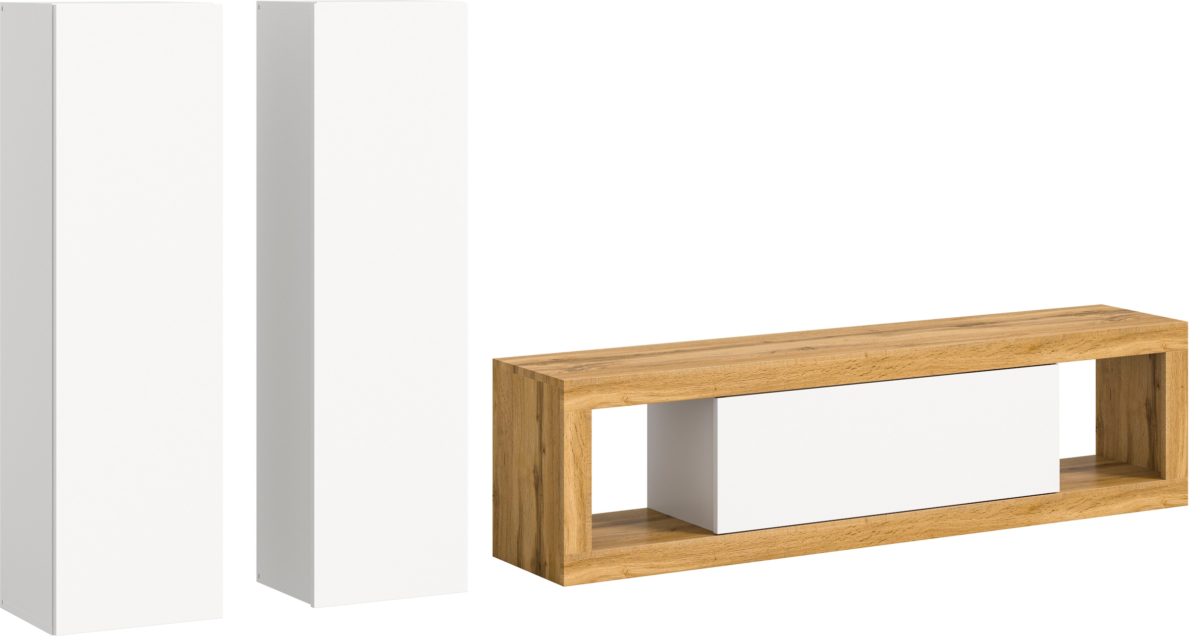 INOSIGN Wohnzimmer-Set "Trinity,Breite 240 cm, 1 Lowboard (stehend und häng günstig online kaufen