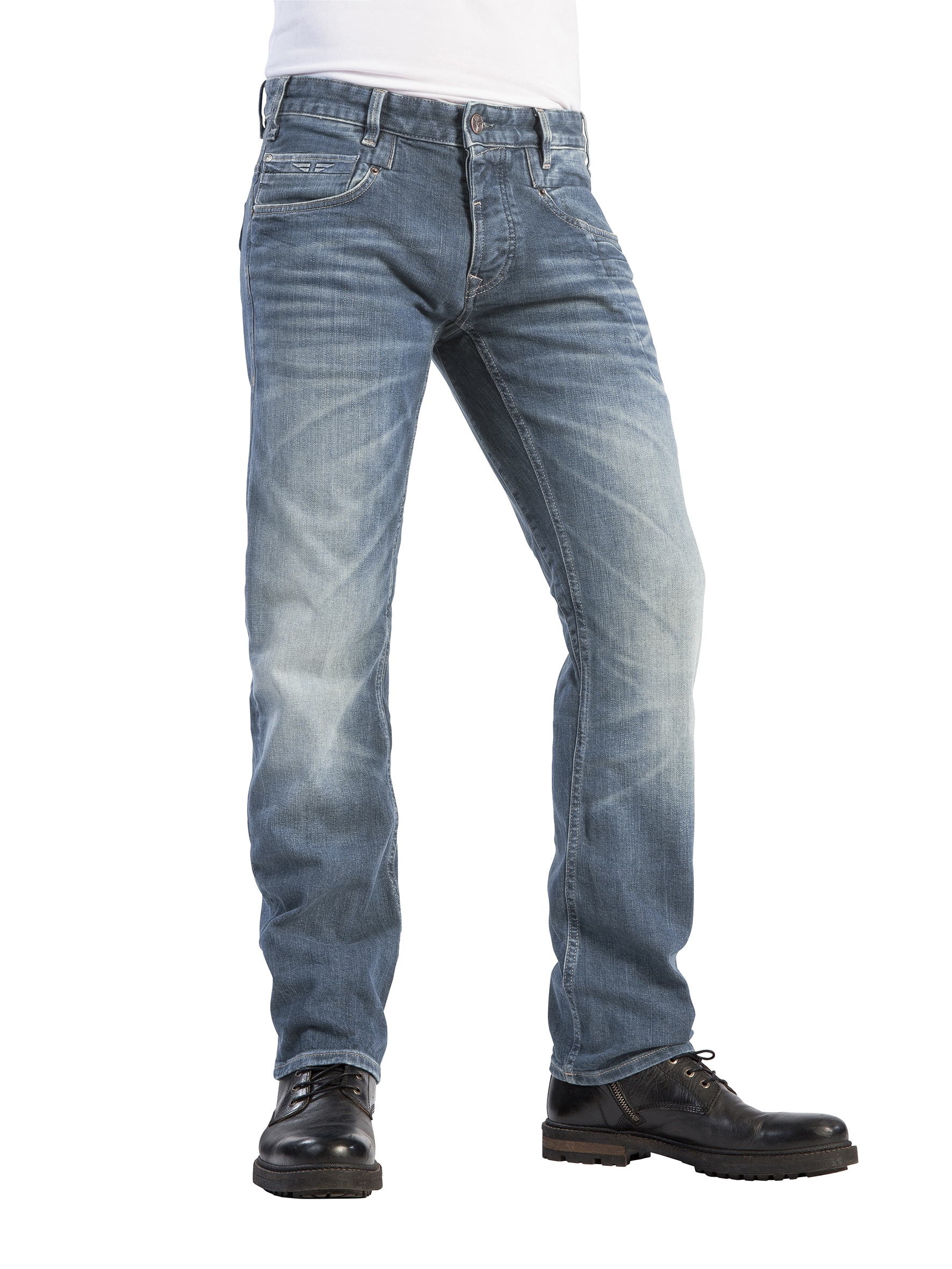 HERO by John Medoox "Baxter Denim Relaxed Fit Jeans" Relaxed Fit Casual Clean Wash Denim Jeans für Herren
