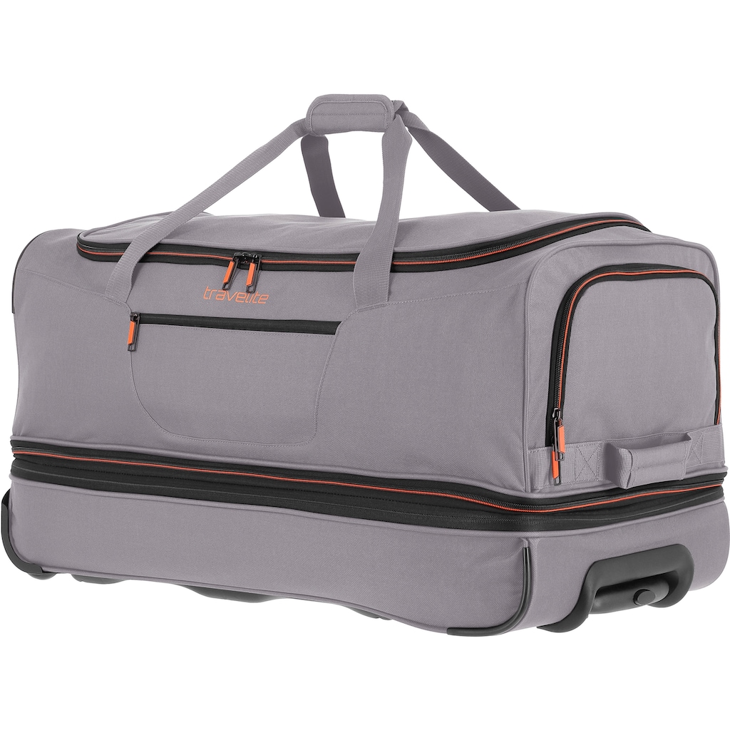 travelite Reisetasche »Basics, 70 cm, grau/orange«