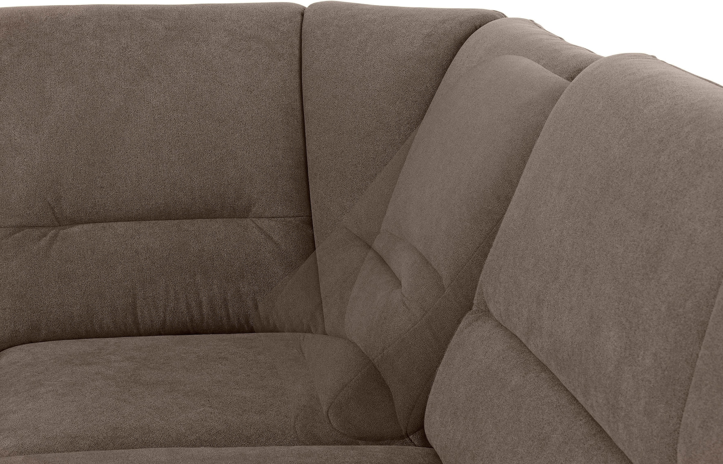 Places of Style Ecksofa »Cardoso L-Form«, Federkern, wahlweise mit Bett, Schubkasten, teilweise Relaxfunktion