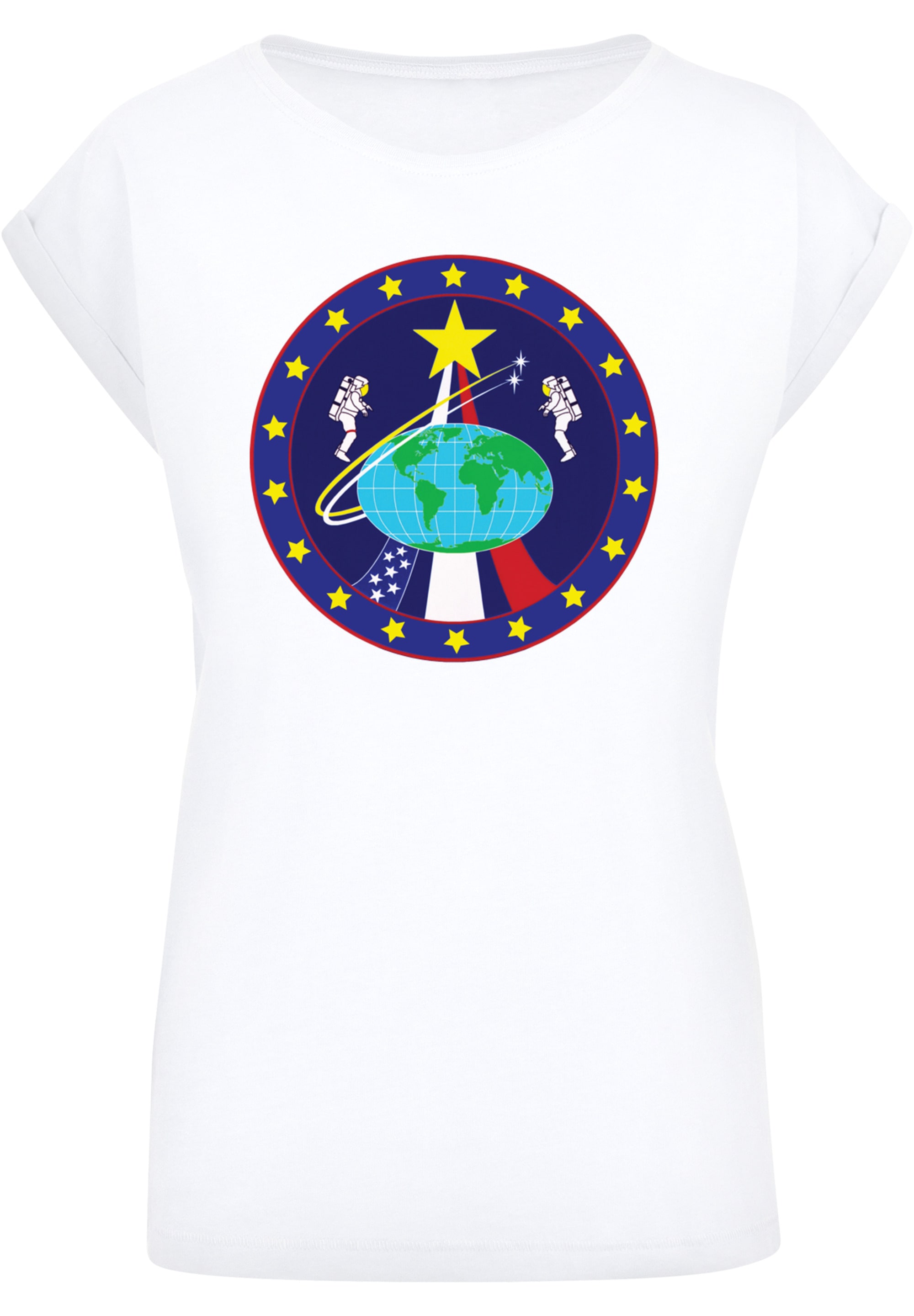 F4NT4STIC T-Shirt »NASA Classic Globe Astronauts«, Print