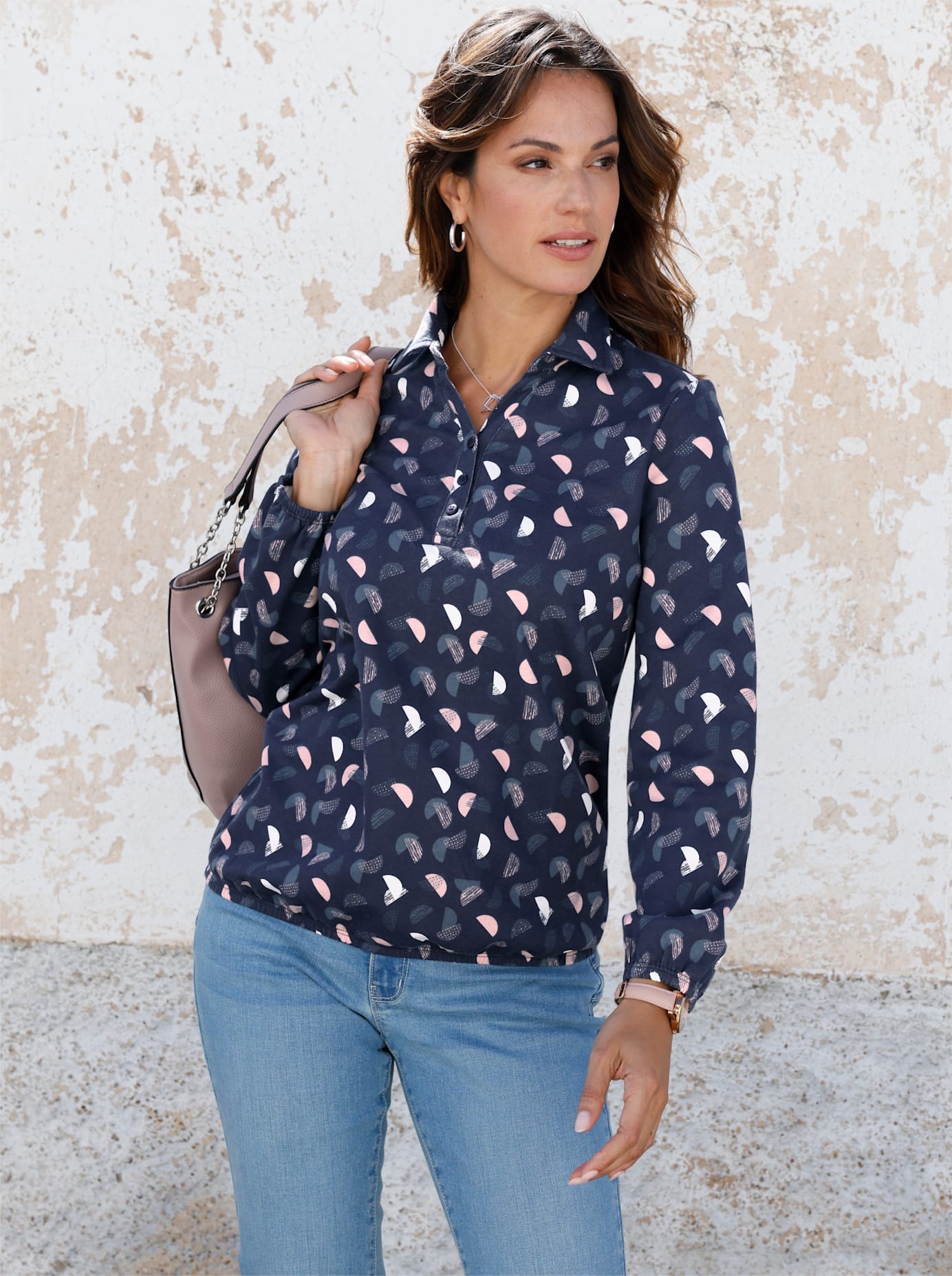 Langarm-Poloshirt "Langarm-Poloshirt" 1
