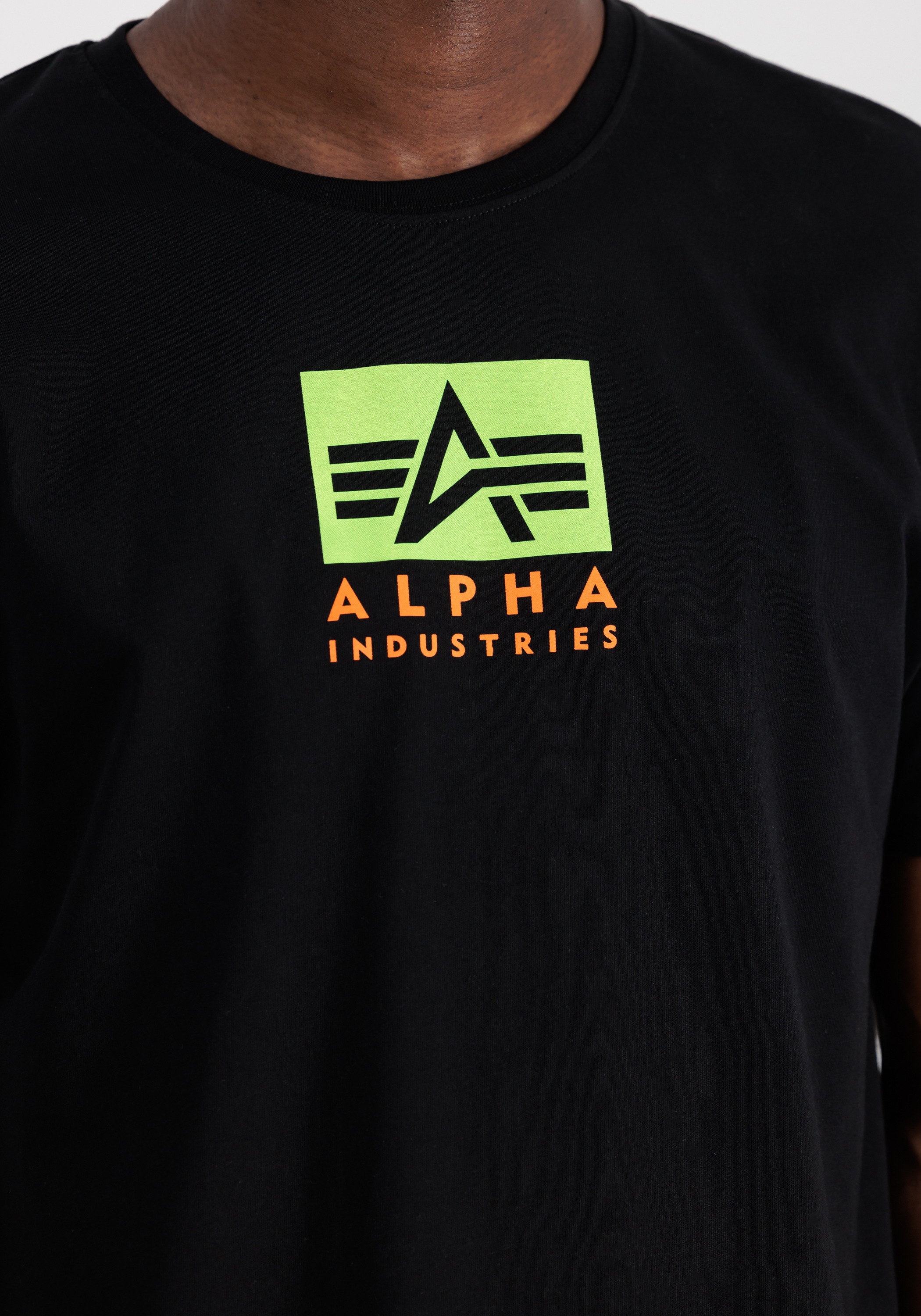 Alpha Industries T-Shirt »Alpha Industries Men - T-Shirts Satin Logo T-Shirt«