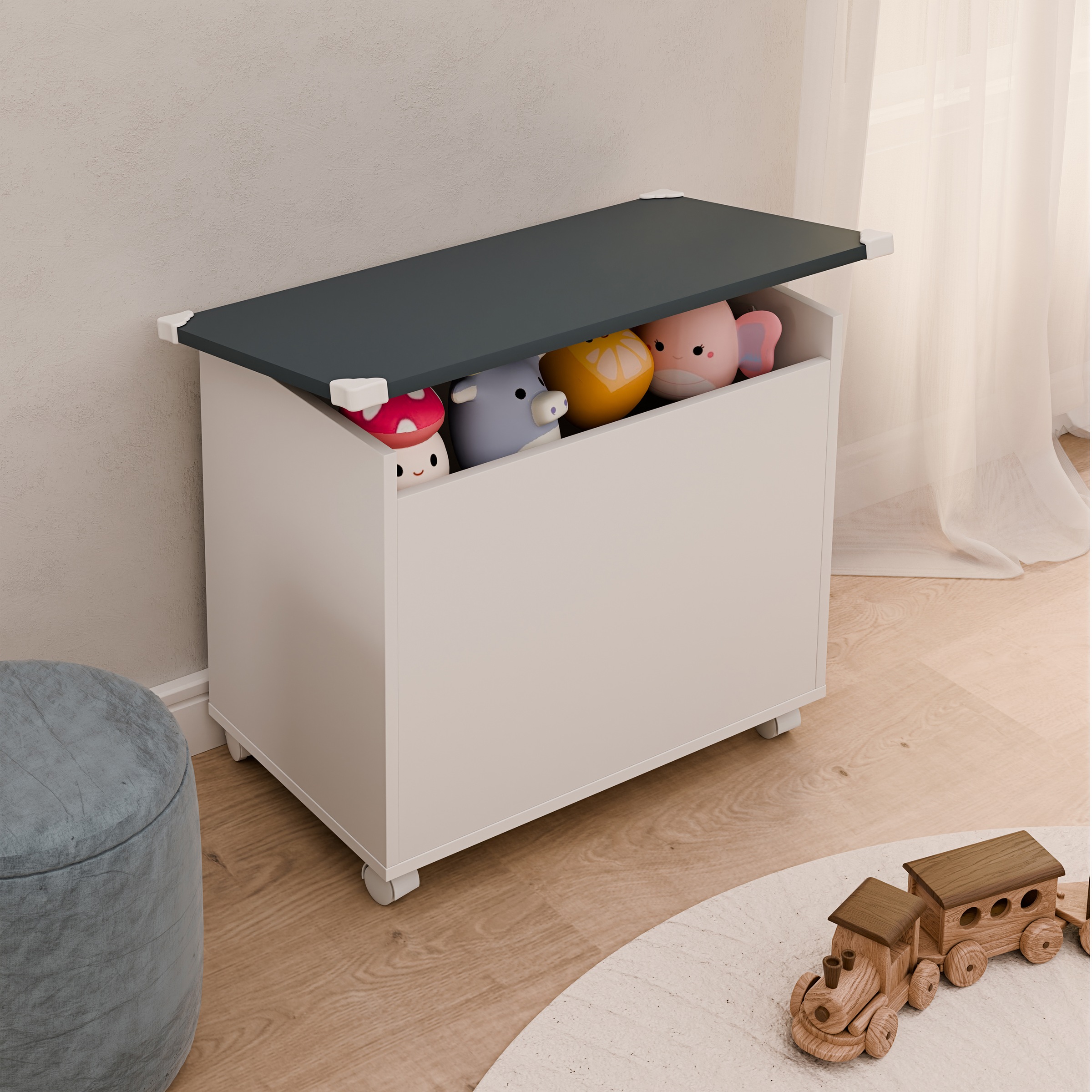 VCM Sitztruhe »Holz Sitztruhe Sitzbank Truhe Kiste Bosula M«
