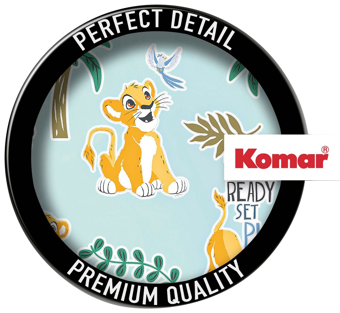 Komar Wandtattoo »Lion King Palmtrees - Größe 50 x 70 cm«, (34 St.), selbstklebend, Wandsticker, Kinderzimmer