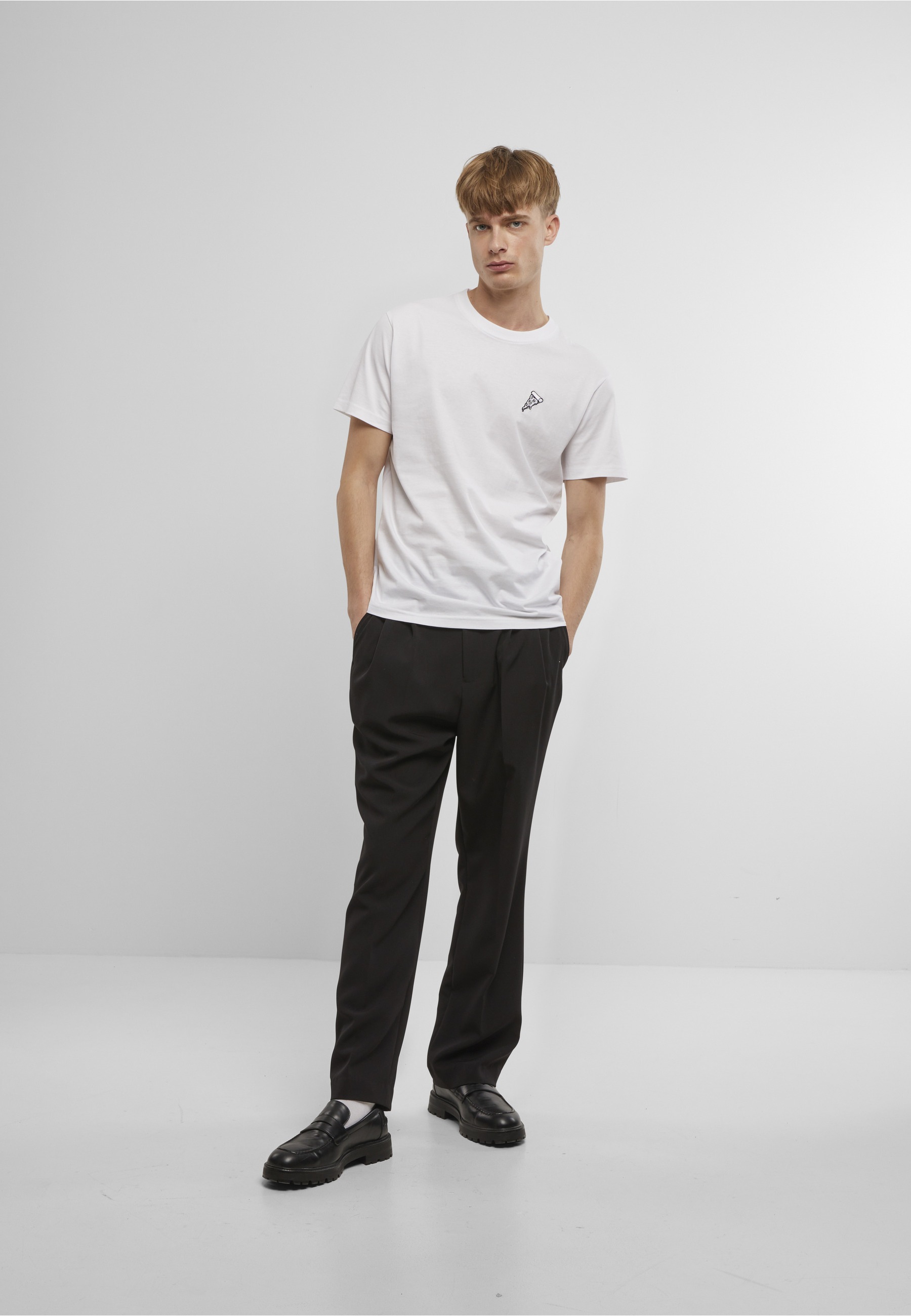 MisterTee T-Shirt »MisterTee Herren Pizza Tee EMB« 1 Stk.