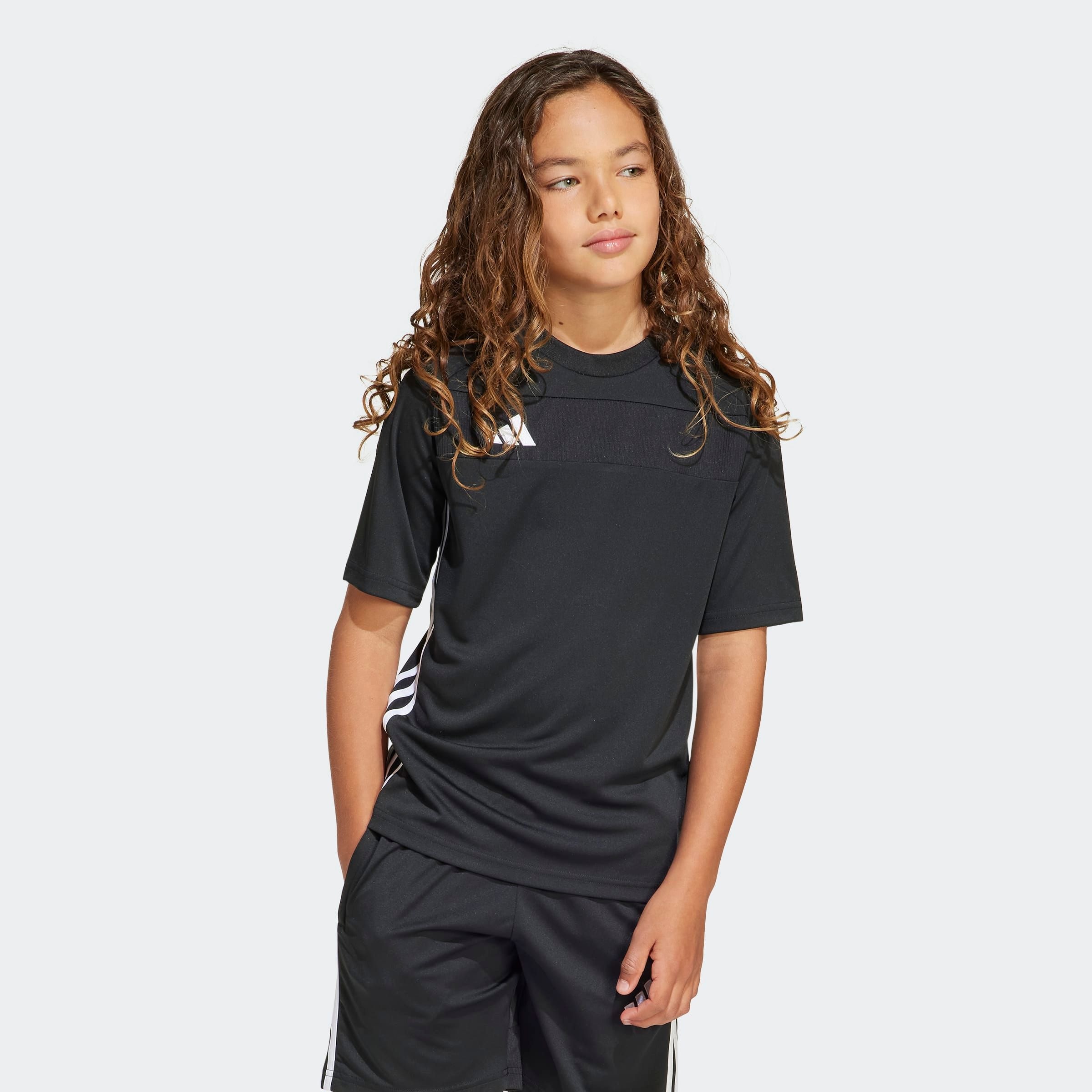 adidas Performance "TIRO ES JSY Y" Kinder Fußballtrikot, mit Rundhalsausschnitt, ohne Verschluss