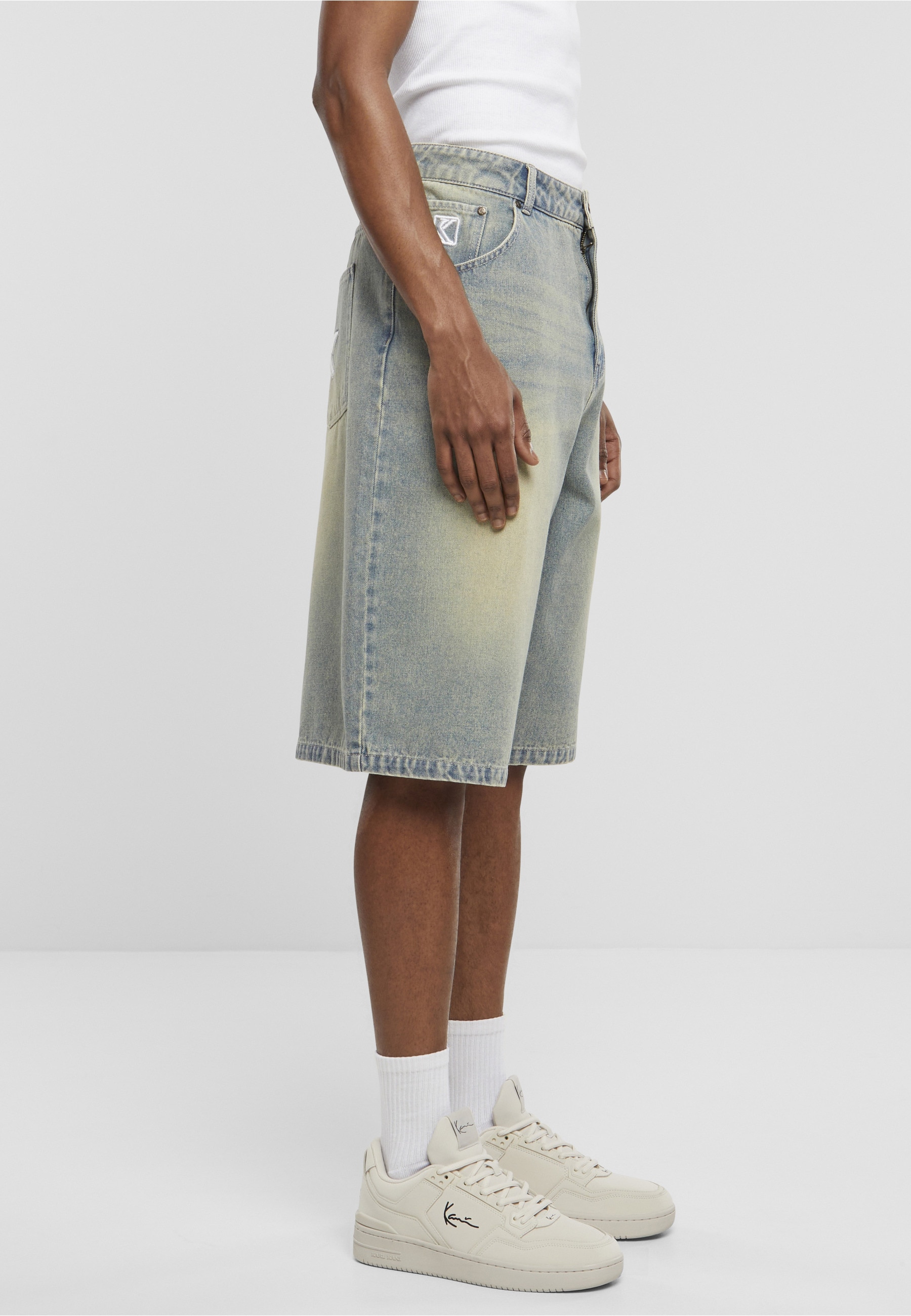 Karl Kani Shorts »Karl Kani Herren Karl Kani OG Denim Baggy Jorts«