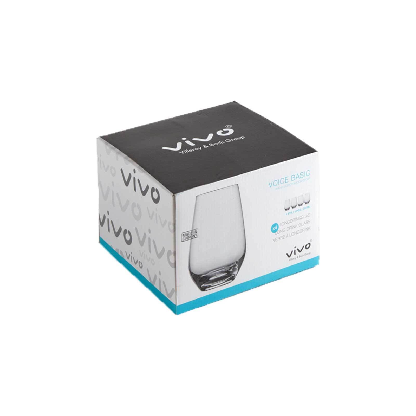 Villeroy & Boch Longdrinkglas »Longdrinkglas Voice Basic 397 ml 4er Set transparent«