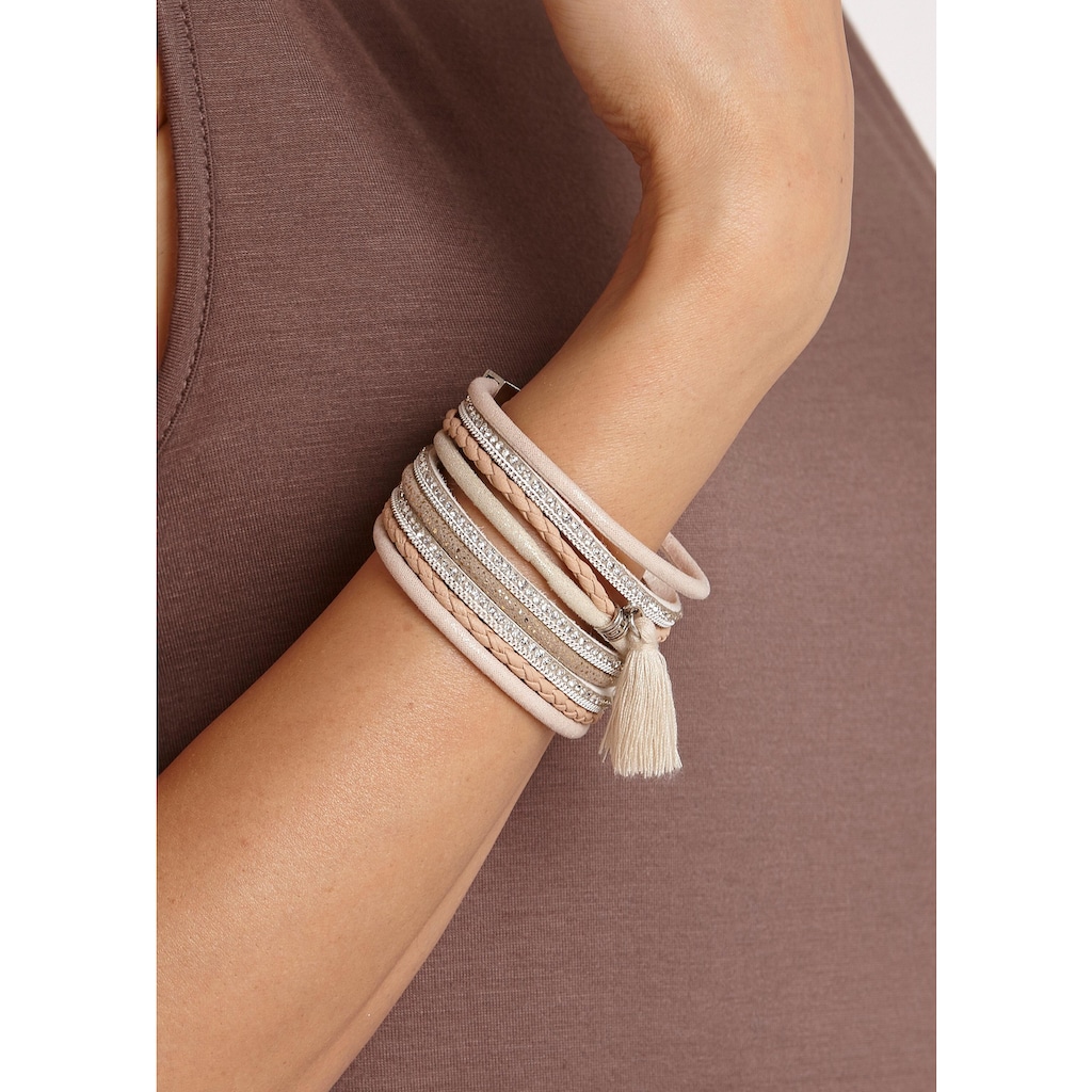 LASCANA Wickelarmband, mit Magnetverschluss, Magnetarmband, Armschmuck