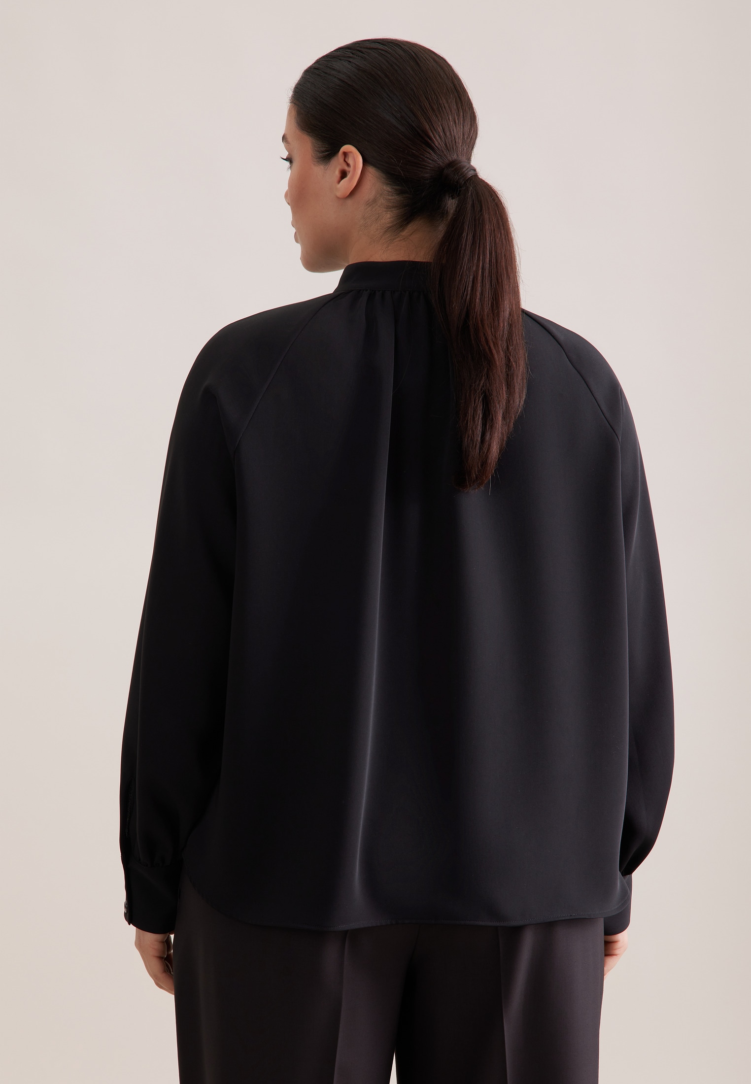 seidensticker Klassische Bluse »Schwarze Rose«, 1/1 Uni
