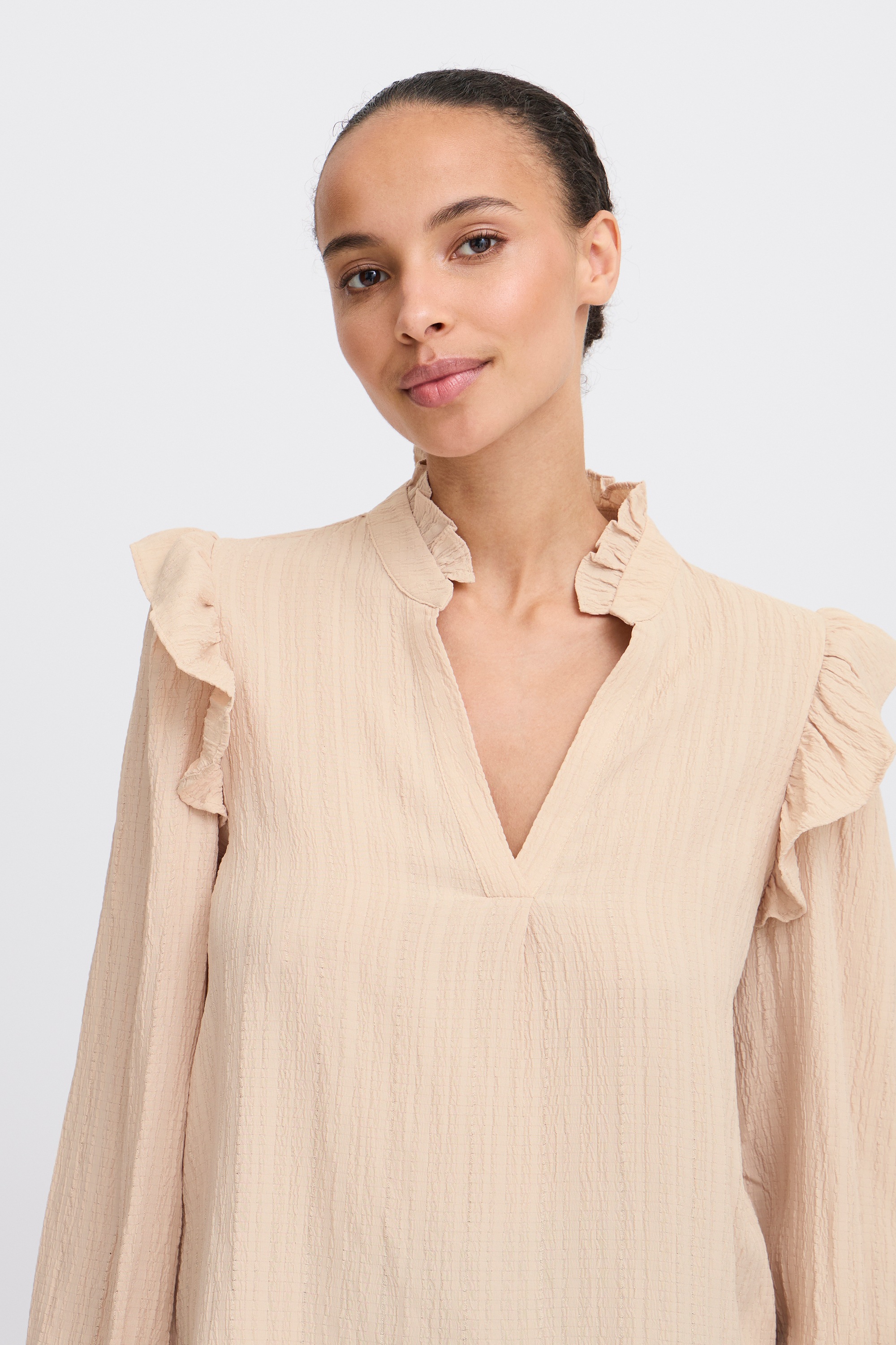 b.young Kurzarmbluse »Damen Kurzarm-Bluse BYJULIANA«