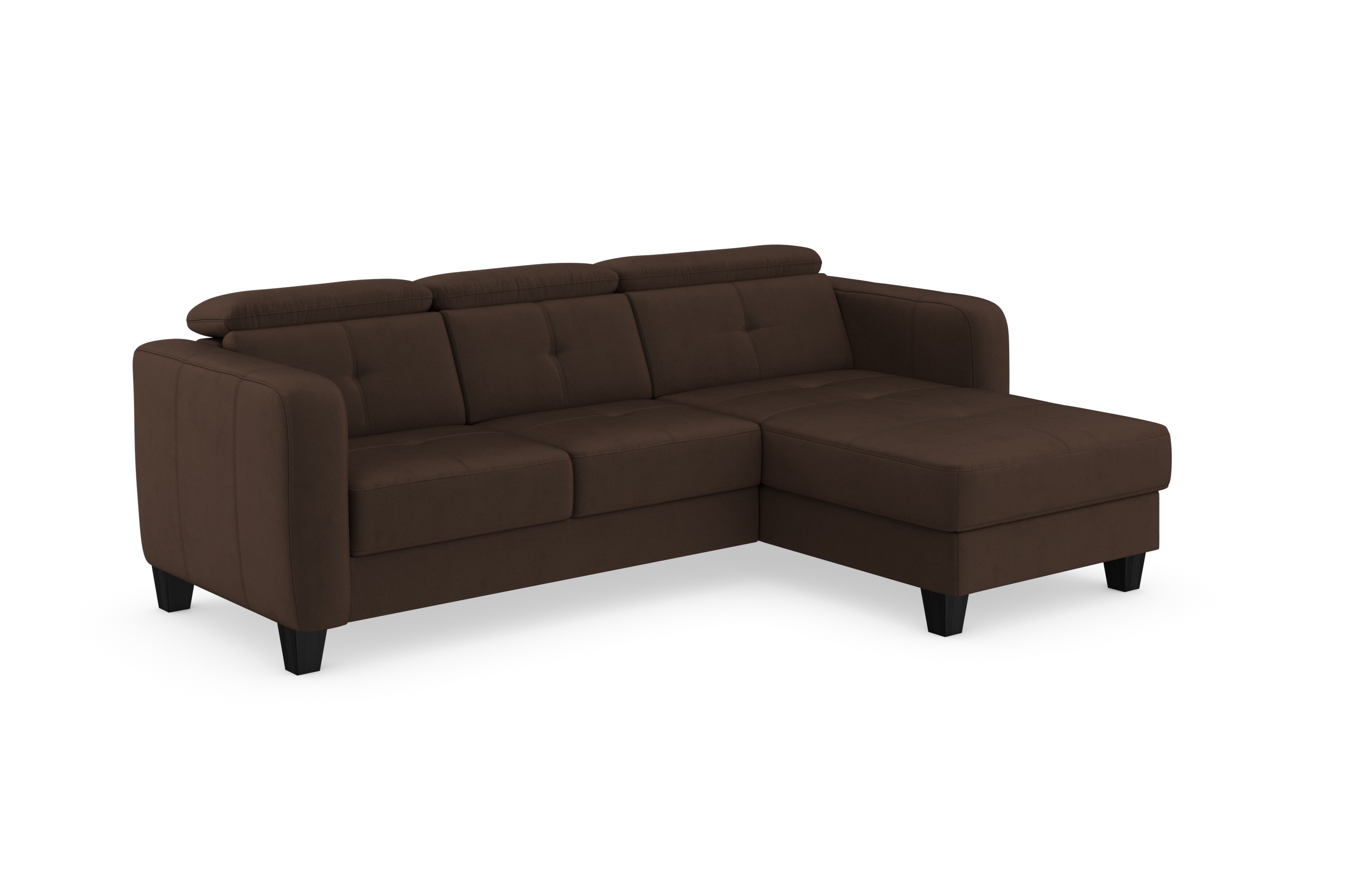 Thumbnail - sit&more Ecksofa "Belluci L-Form", inklusive Federkern, wahlweise mit Bettfunktion und Bettkasten