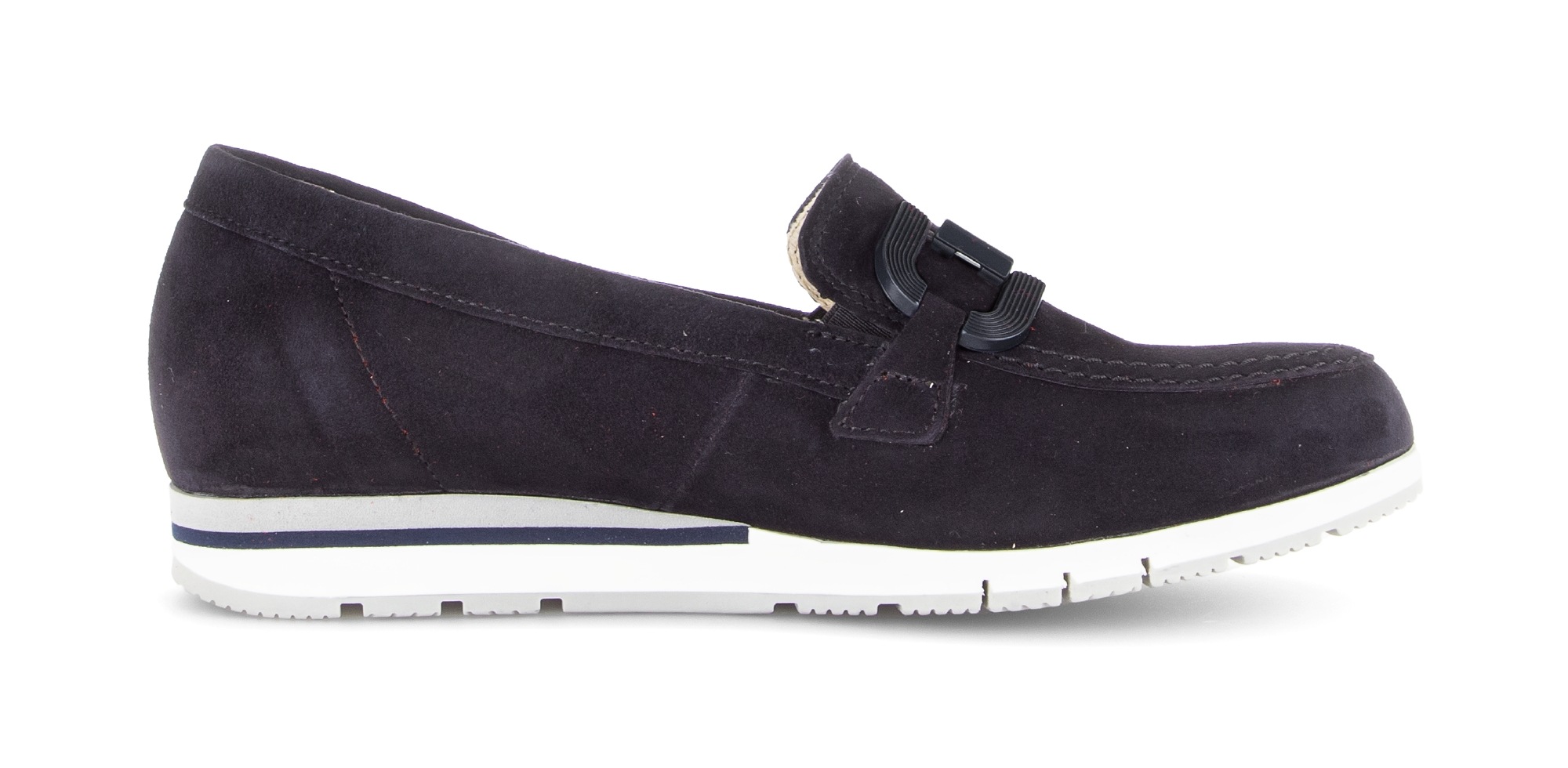 Gabor Slipper »FLORENZ«  , Keilabsatz, Schlupfschuh, Businessschuh mit Zierkette, G-Weite