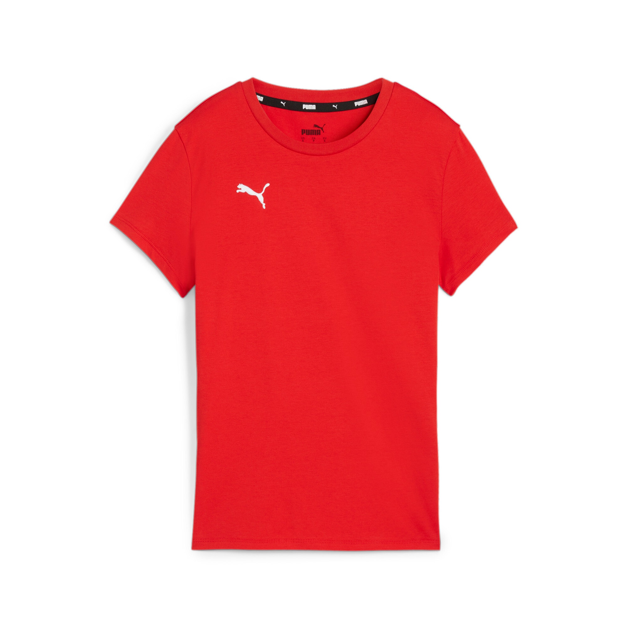PUMA Trainingsshirt "TEAMGOAL CASUALS TEE WMN" T-Shirt, mit Rundhalsausschnitt, mit Kurzarm, für Sportmode